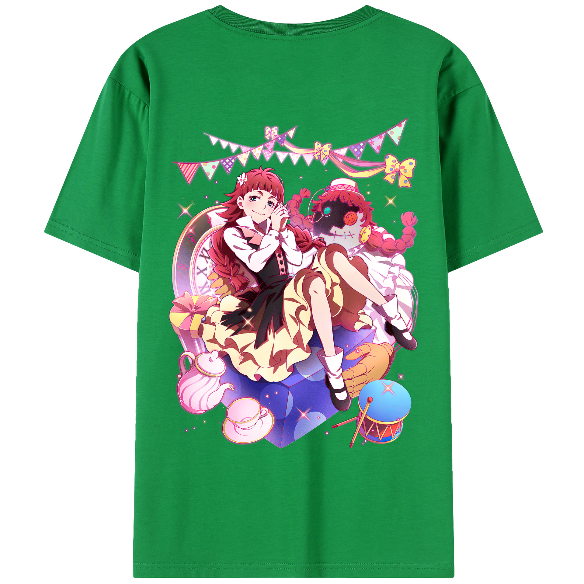 （画像用） 文豪ストレイドッグス Bungo Stray Dogs レディース半袖Tシャツ(バックプリント)