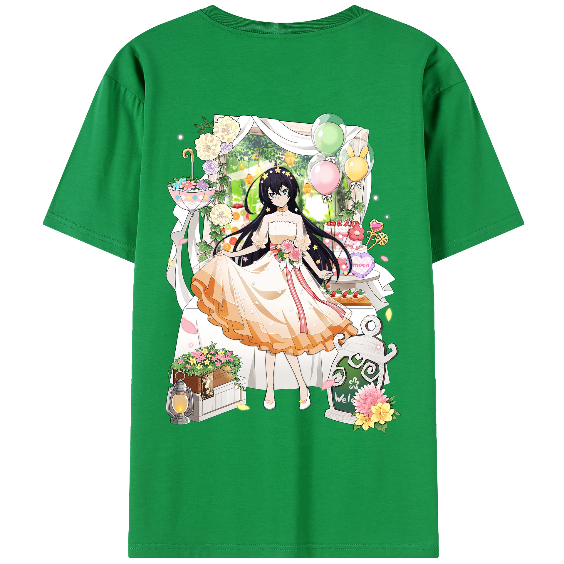 （画像用） 文豪ストレイドッグス Bungo Stray Dogs レディース半袖Tシャツ(バックプリント)