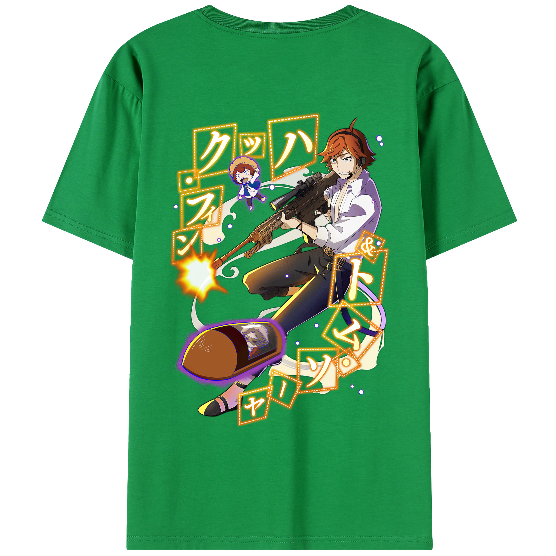 （画像用） 文豪ストレイドッグス Bungo Stray Dogs レディース半袖Tシャツ(バックプリント)