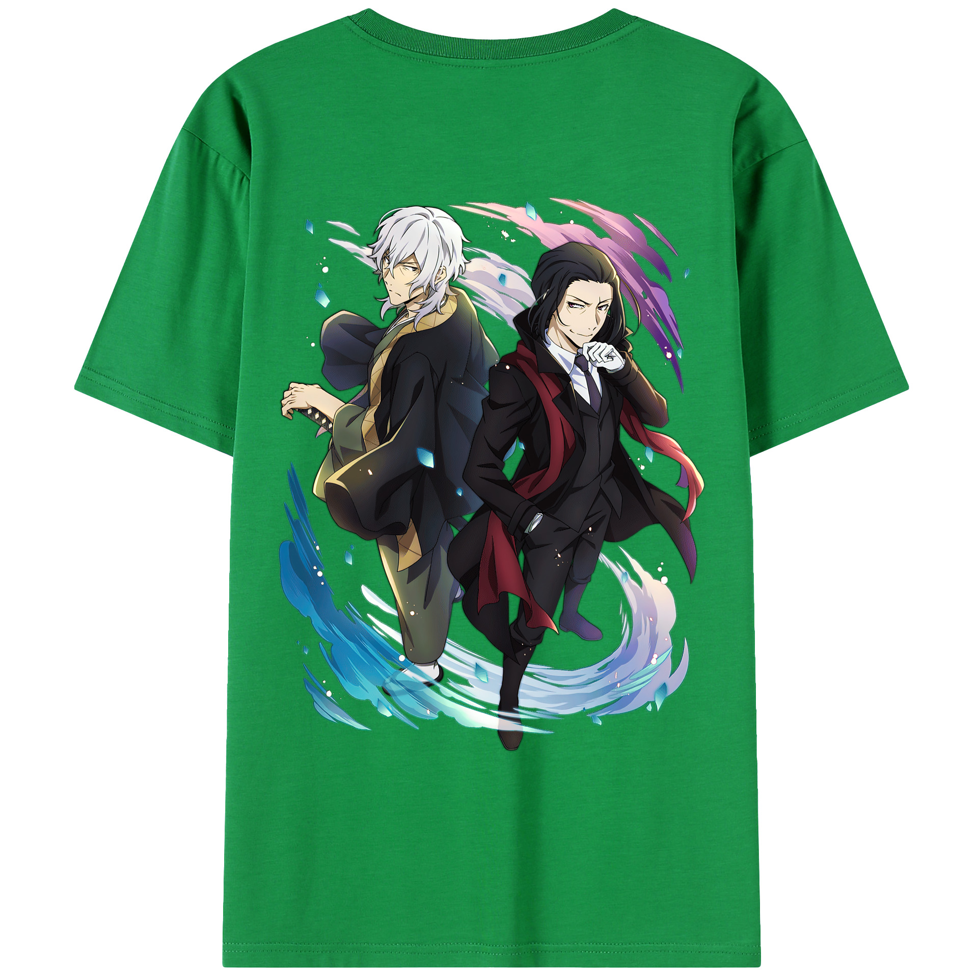 （画像用） 文豪ストレイドッグス Bungo Stray Dogs レディース半袖Tシャツ(バックプリント)