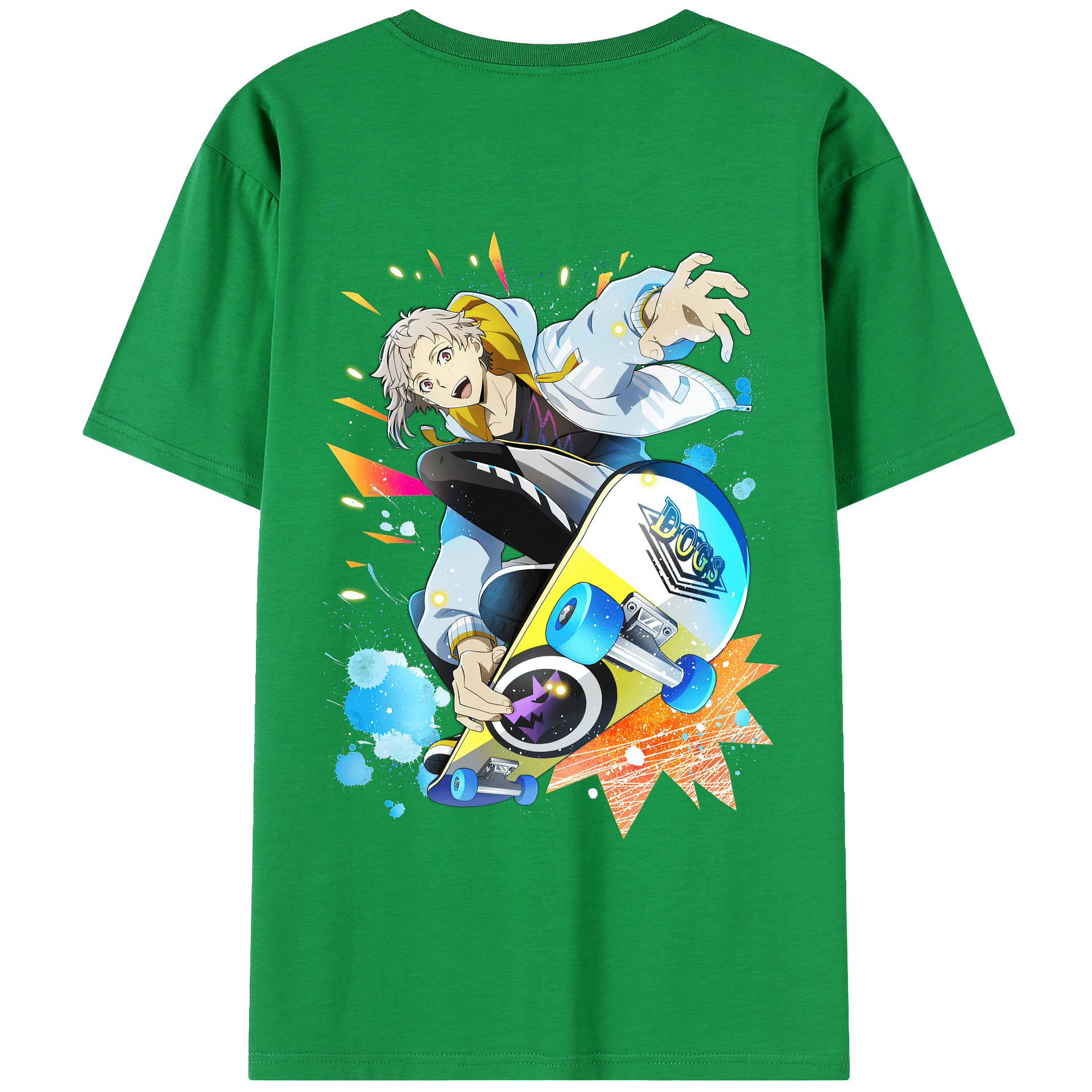 （画像用） 文豪ストレイドッグス Bungo Stray Dogs レディース半袖Tシャツ(バックプリント)