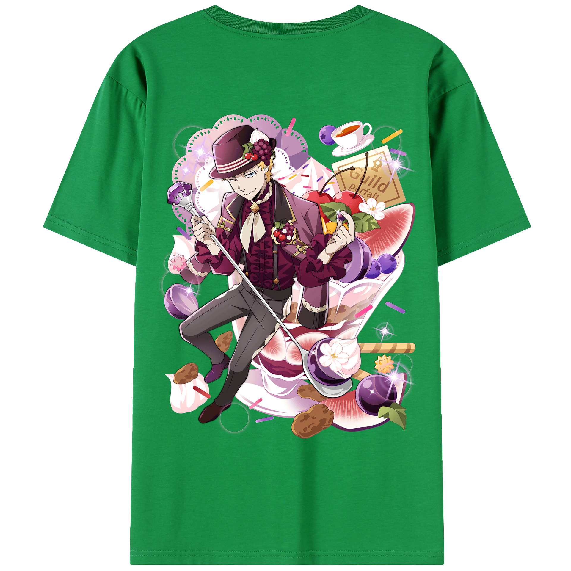 （画像用） 文豪ストレイドッグス Bungo Stray Dogs レディース半袖Tシャツ(バックプリント)