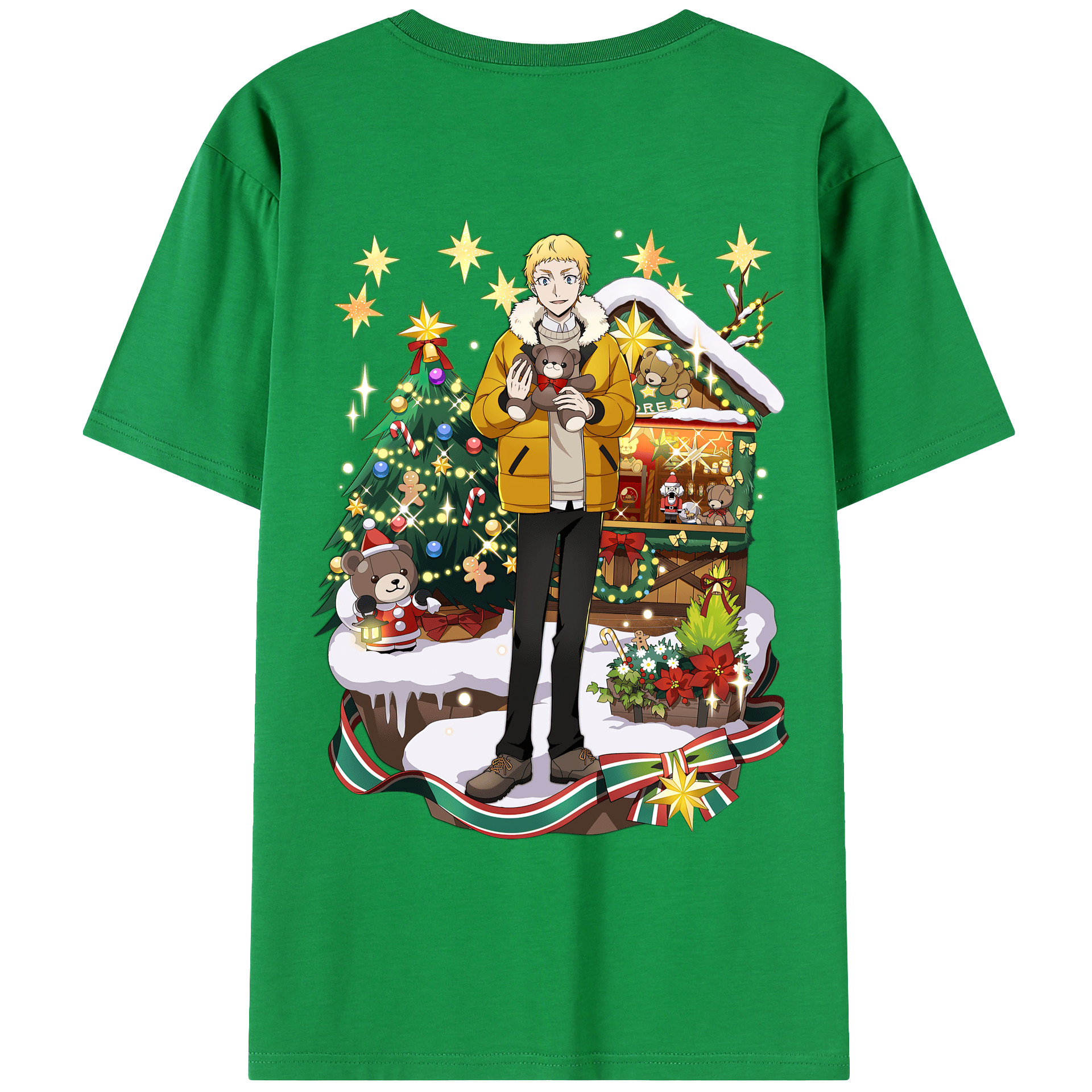 （画像用） 文豪ストレイドッグス Bungo Stray Dogs レディース半袖Tシャツ(バックプリント)