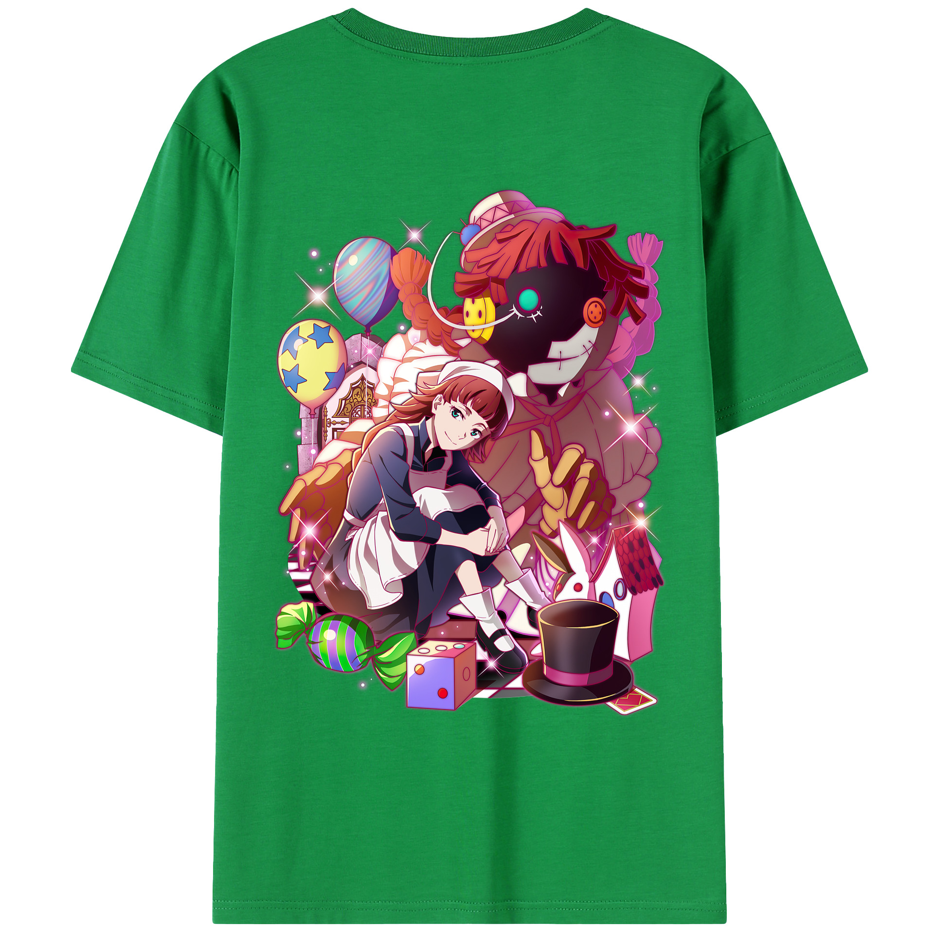 （画像用） 文豪ストレイドッグス Bungo Stray Dogs レディース半袖Tシャツ(バックプリント)