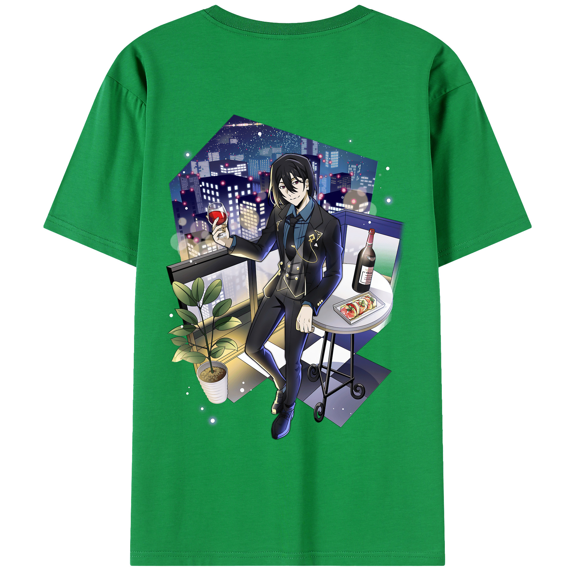 （画像用） 文豪ストレイドッグス Bungo Stray Dogs レディース半袖Tシャツ(バックプリント)