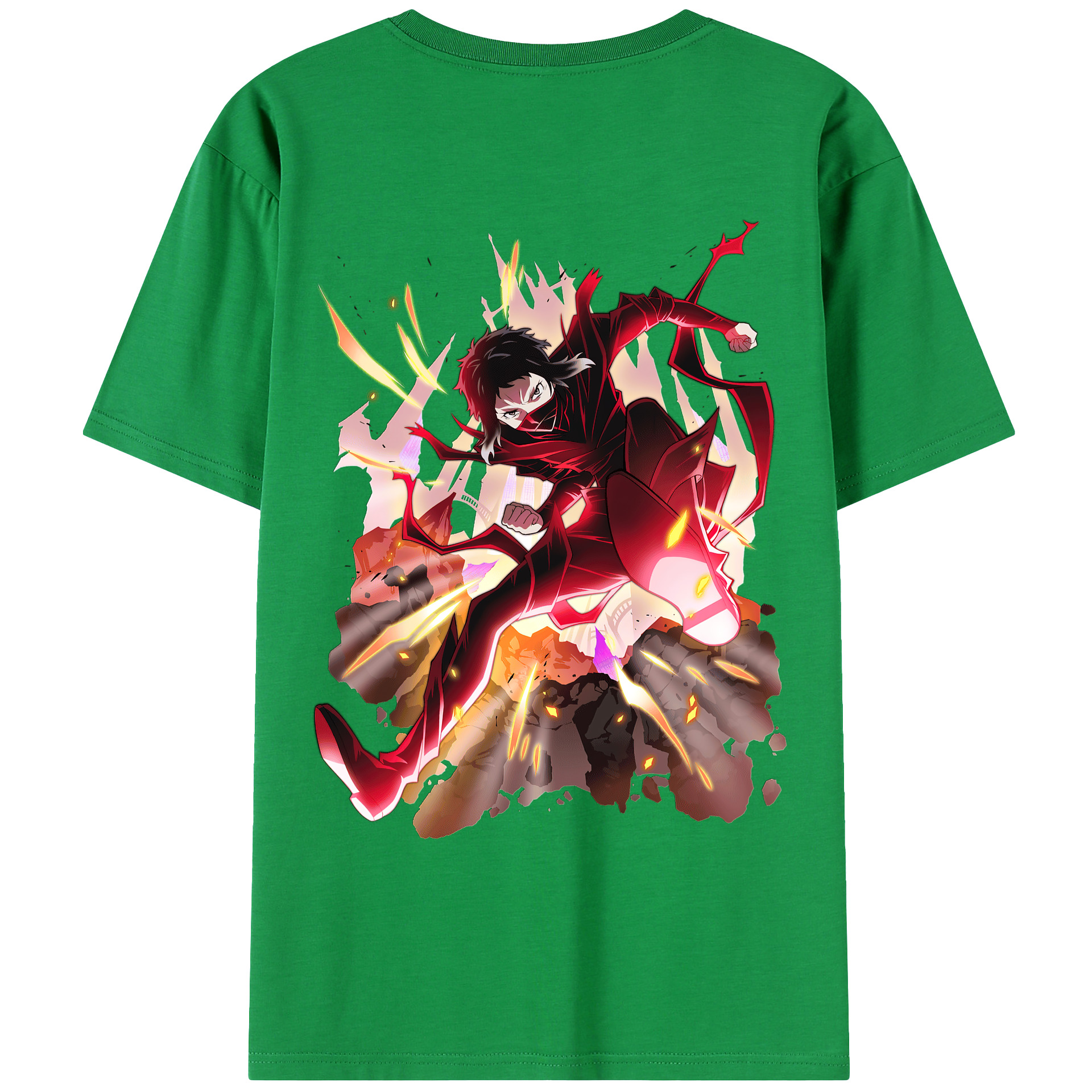 （画像用） 文豪ストレイドッグス Bungo Stray Dogs レディース半袖Tシャツ(バックプリント)