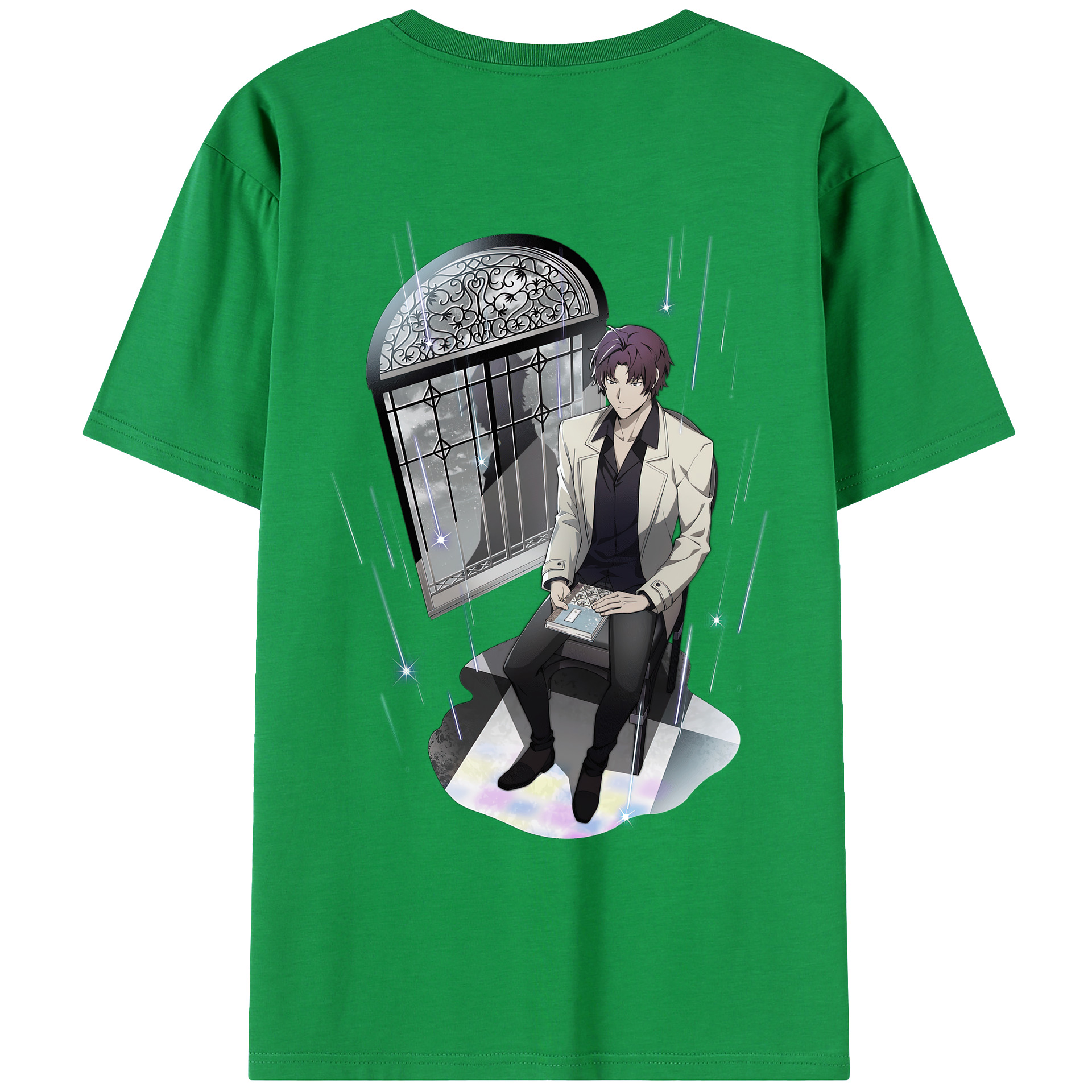 （画像用） 文豪ストレイドッグス Bungo Stray Dogs レディース半袖Tシャツ(バックプリント)