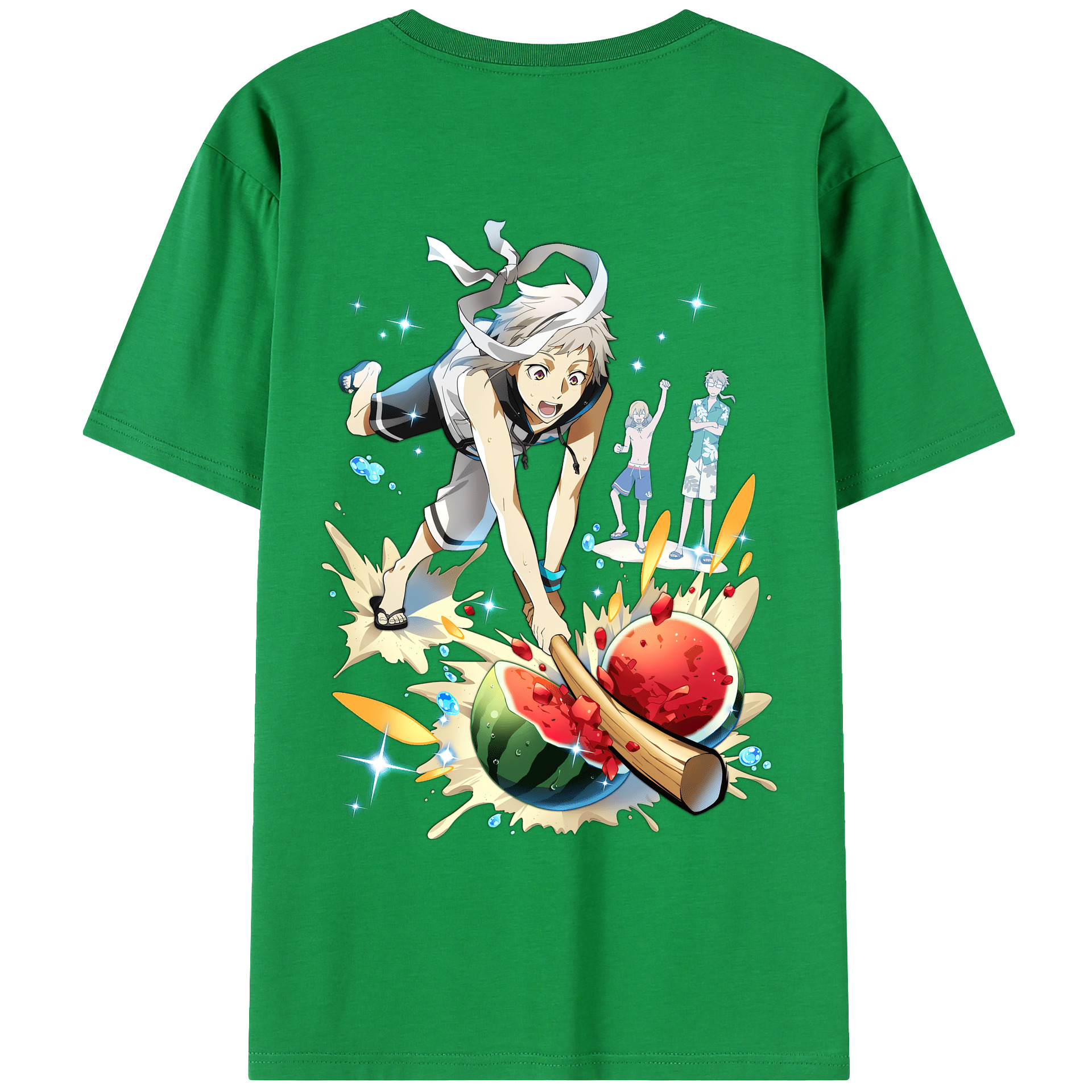 （画像用） 文豪ストレイドッグス Bungo Stray Dogs レディース半袖Tシャツ(バックプリント)