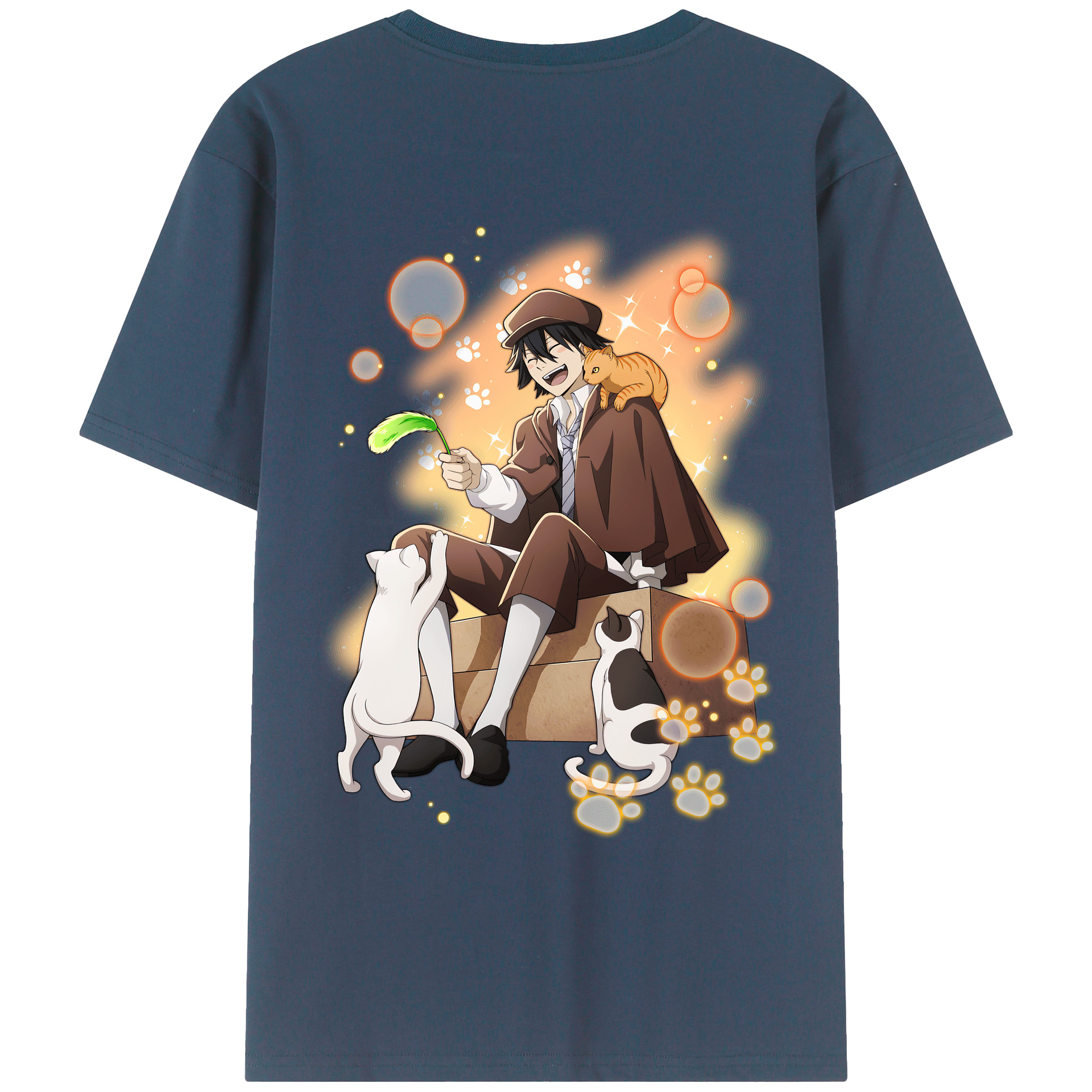（画像用） 文豪ストレイドッグス Bungo Stray Dogs レディース半袖Tシャツ(バックプリント)