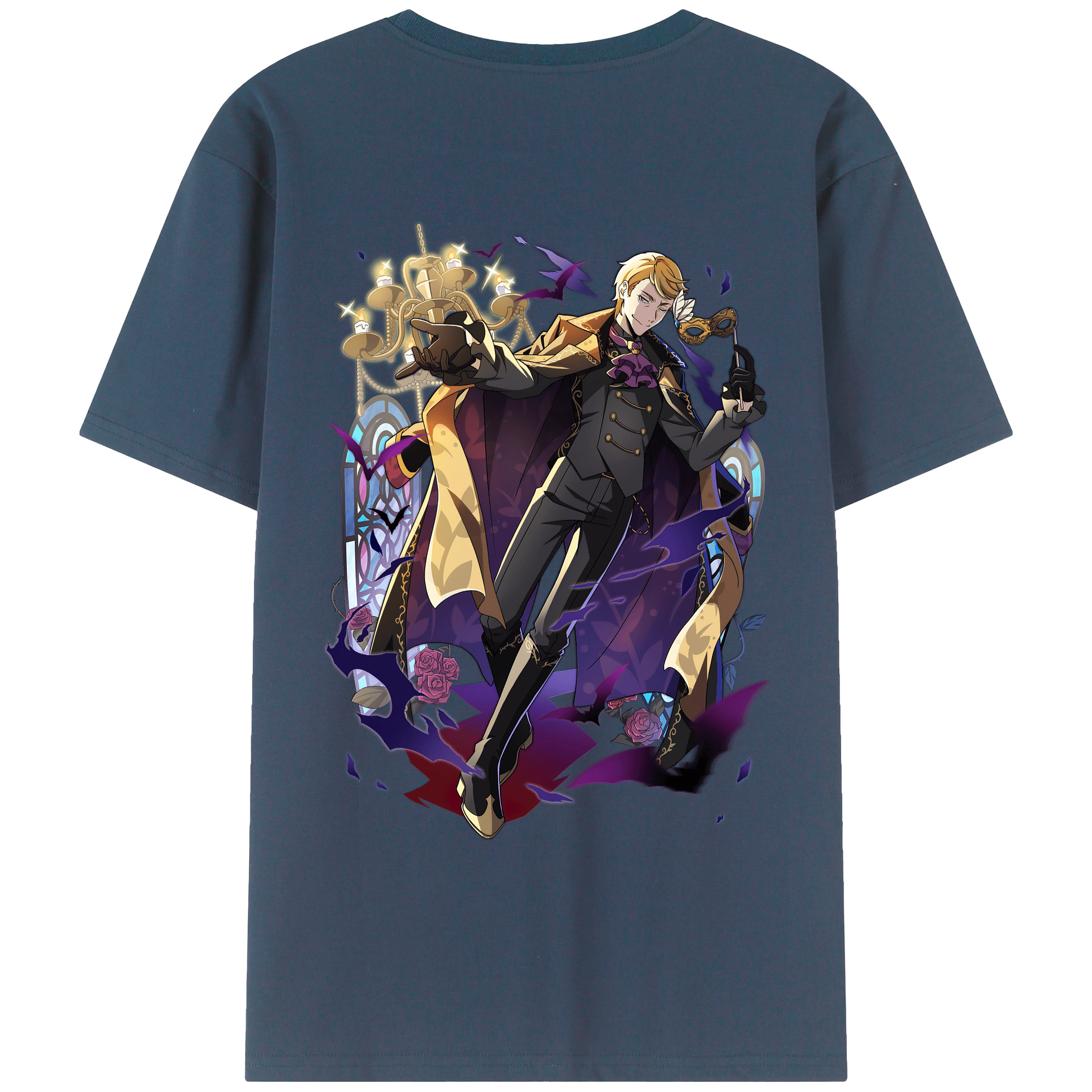 （画像用） 文豪ストレイドッグス Bungo Stray Dogs レディース半袖Tシャツ(バックプリント)