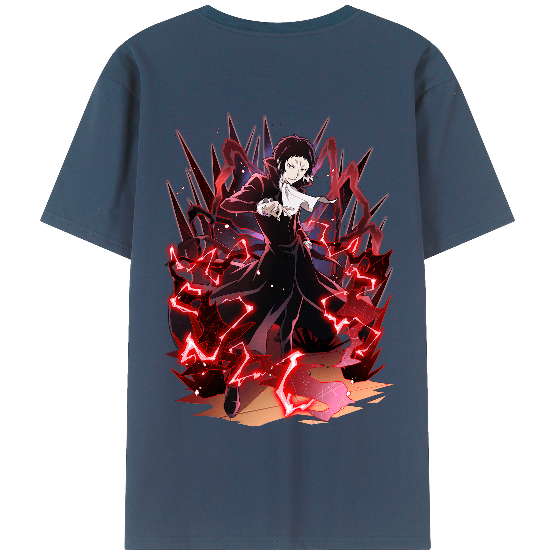 （画像用） 文豪ストレイドッグス Bungo Stray Dogs レディース半袖Tシャツ(バックプリント)