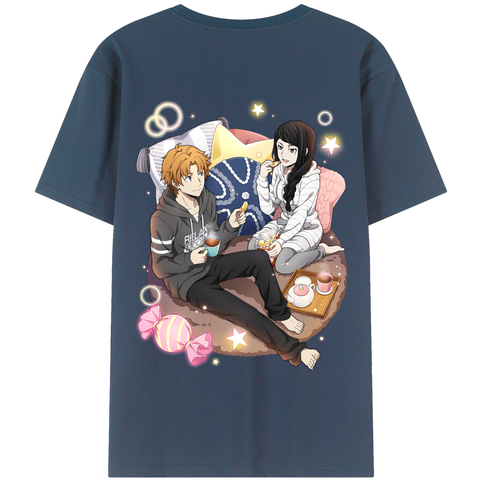 （画像用） 文豪ストレイドッグス Bungo Stray Dogs レディース半袖Tシャツ(バックプリント)