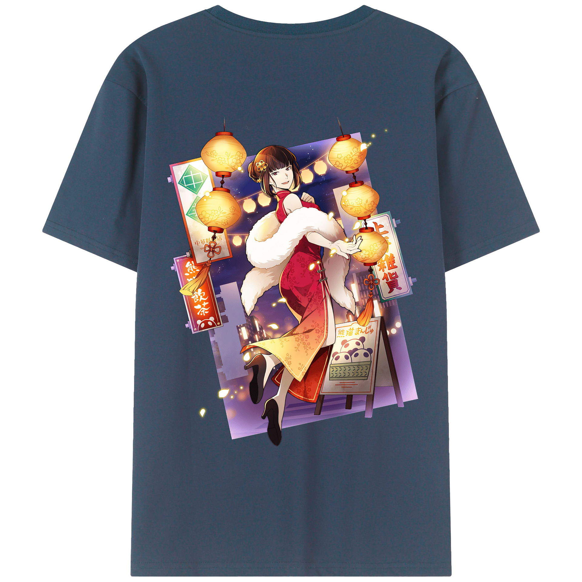 （画像用） 文豪ストレイドッグス Bungo Stray Dogs レディース半袖Tシャツ(バックプリント)
