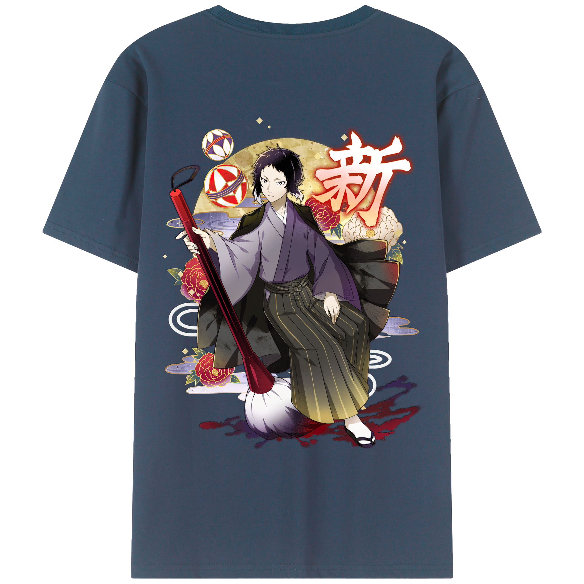 （画像用） 文豪ストレイドッグス Bungo Stray Dogs レディース半袖Tシャツ(バックプリント)