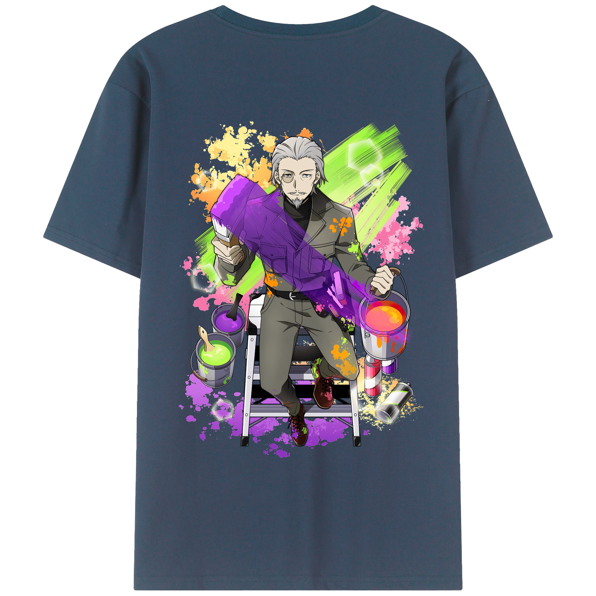 （画像用） 文豪ストレイドッグス Bungo Stray Dogs レディース半袖Tシャツ(バックプリント)