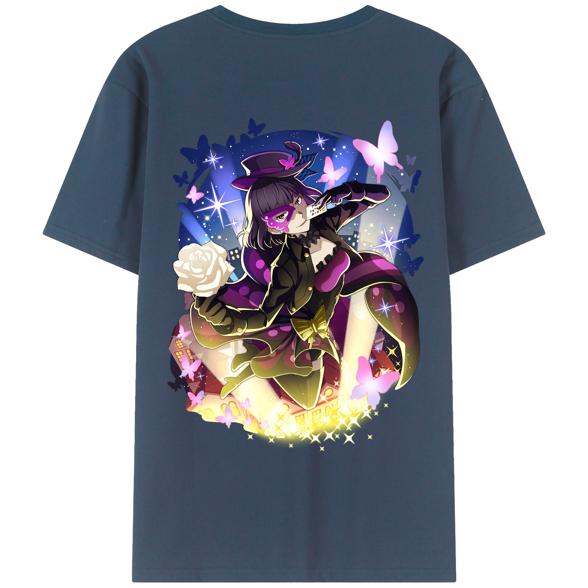 （画像用） 文豪ストレイドッグス Bungo Stray Dogs レディース半袖Tシャツ(バックプリント)