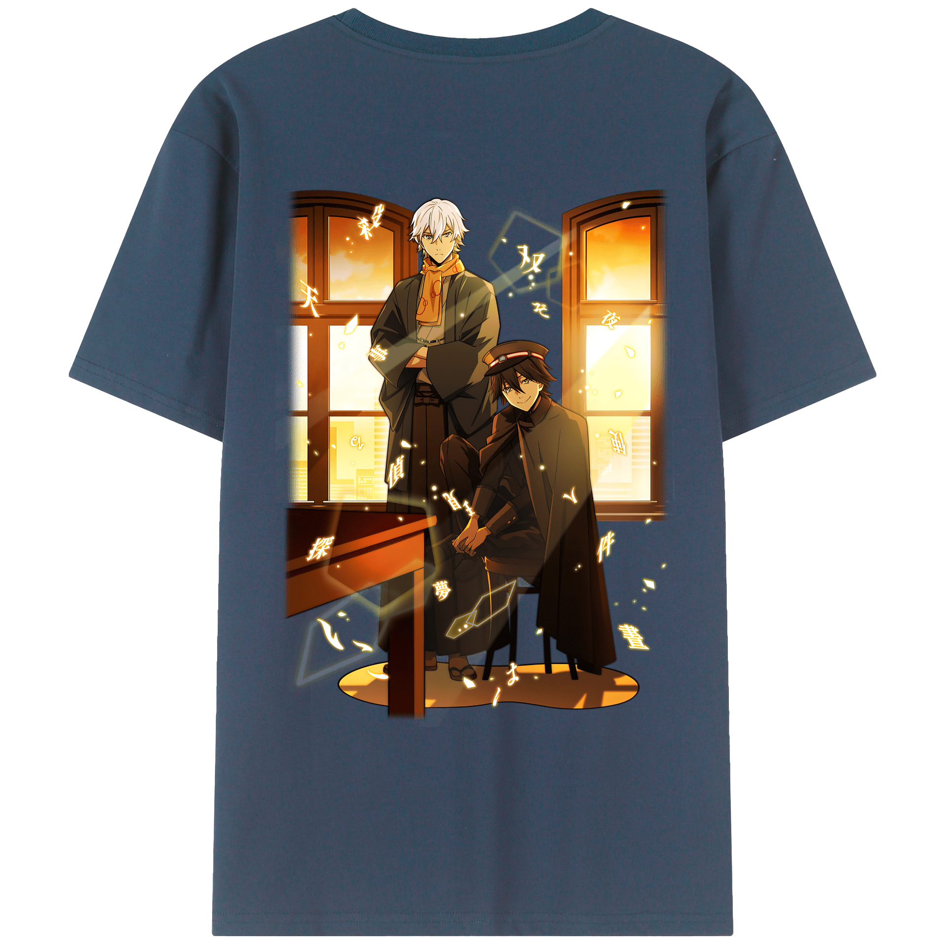 （画像用） 文豪ストレイドッグス Bungo Stray Dogs レディース半袖Tシャツ(バックプリント)