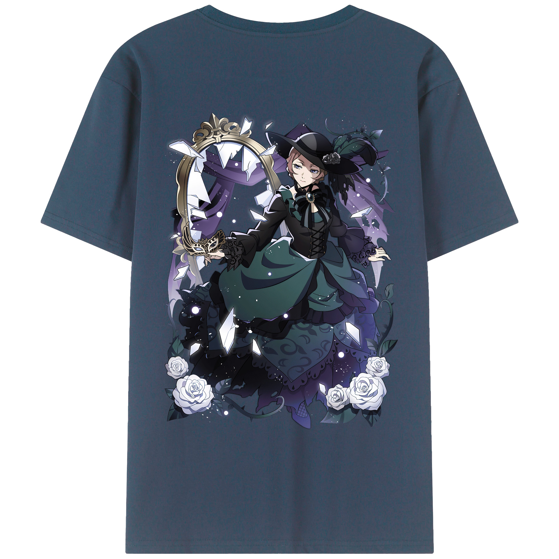 （画像用） 文豪ストレイドッグス Bungo Stray Dogs レディース半袖Tシャツ(バックプリント)