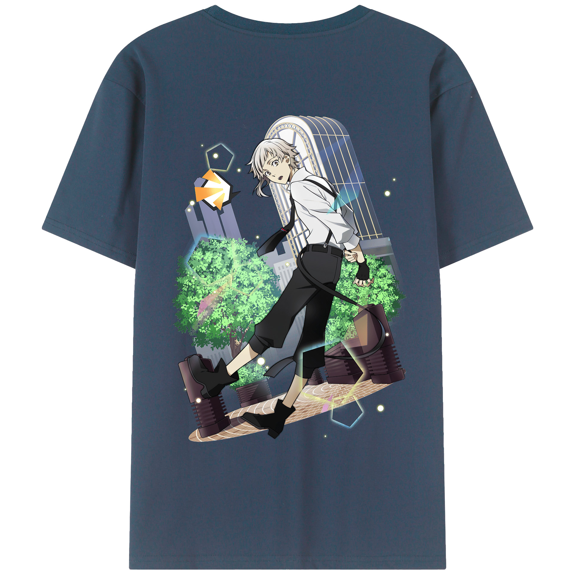 （画像用） 文豪ストレイドッグス Bungo Stray Dogs レディース半袖Tシャツ(バックプリント)