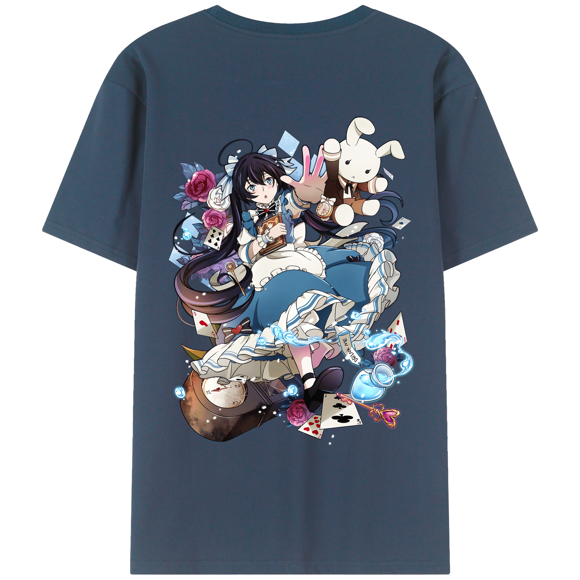 （画像用） 文豪ストレイドッグス Bungo Stray Dogs レディース半袖Tシャツ(バックプリント)