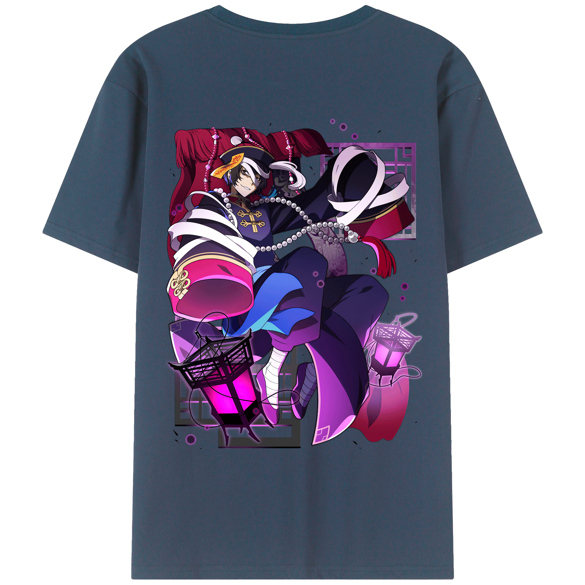 （画像用） 文豪ストレイドッグス Bungo Stray Dogs レディース半袖Tシャツ(バックプリント)