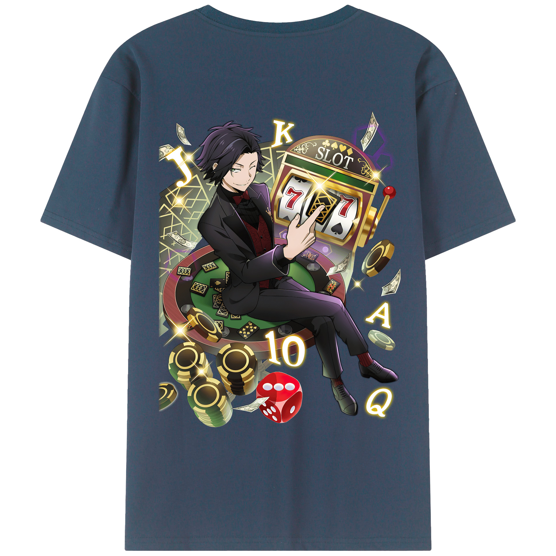 （画像用） 文豪ストレイドッグス Bungo Stray Dogs レディース半袖Tシャツ(バックプリント)