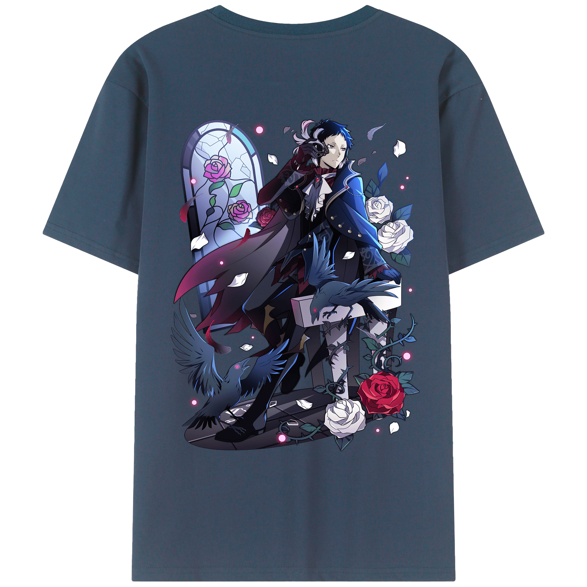 （画像用） 文豪ストレイドッグス Bungo Stray Dogs レディース半袖Tシャツ(バックプリント)