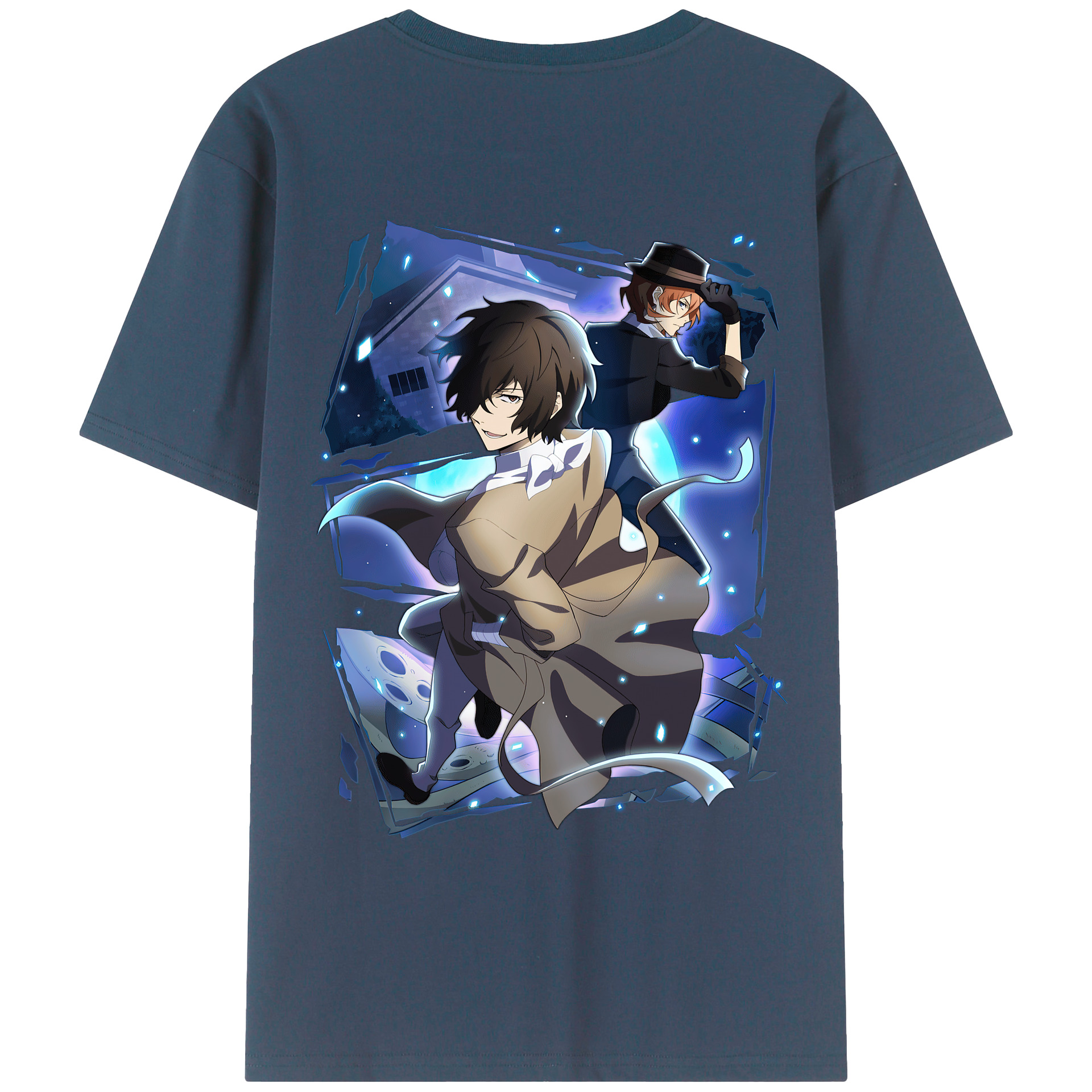 （画像用） 文豪ストレイドッグス Bungo Stray Dogs レディース半袖Tシャツ(バックプリント)