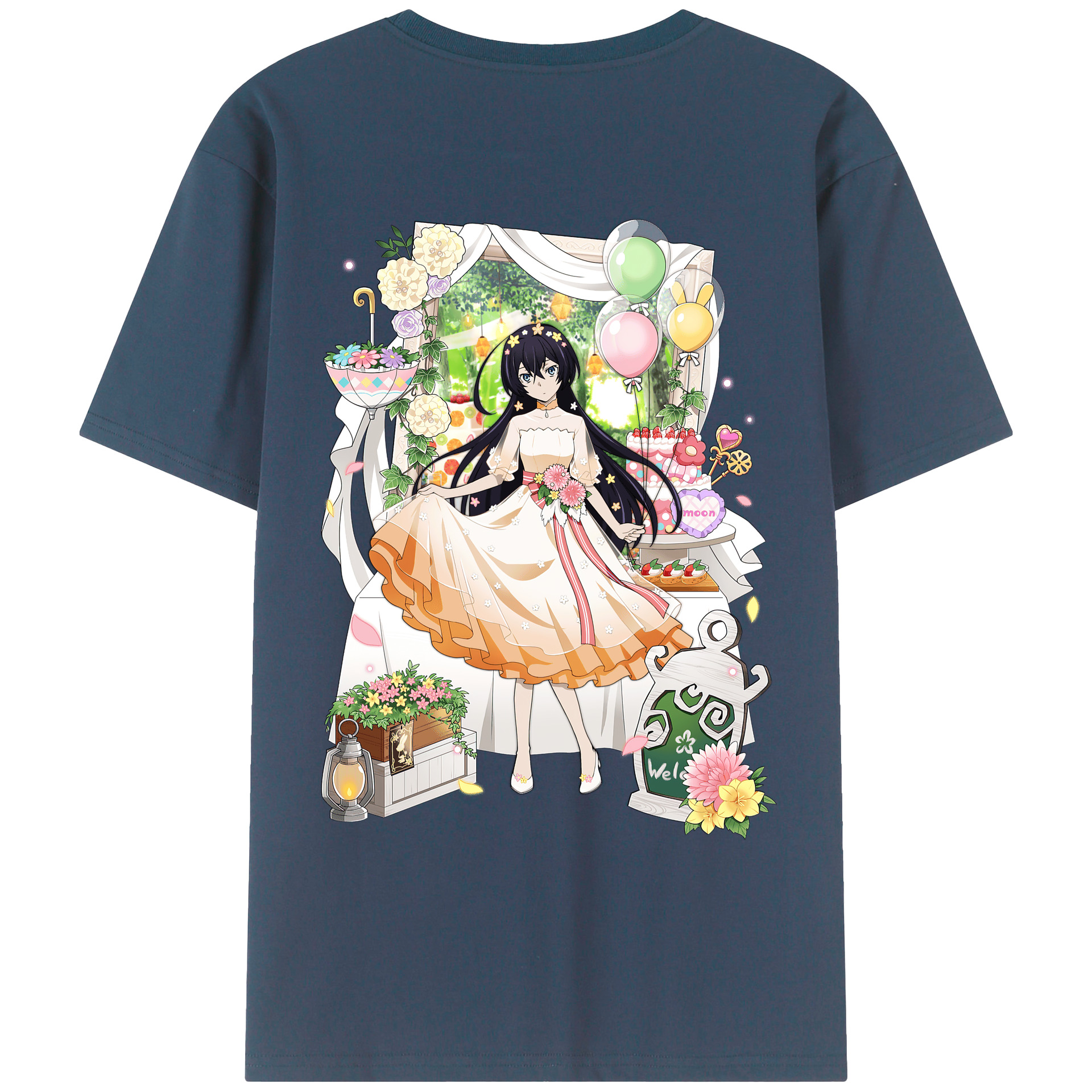 （画像用） 文豪ストレイドッグス Bungo Stray Dogs レディース半袖Tシャツ(バックプリント)