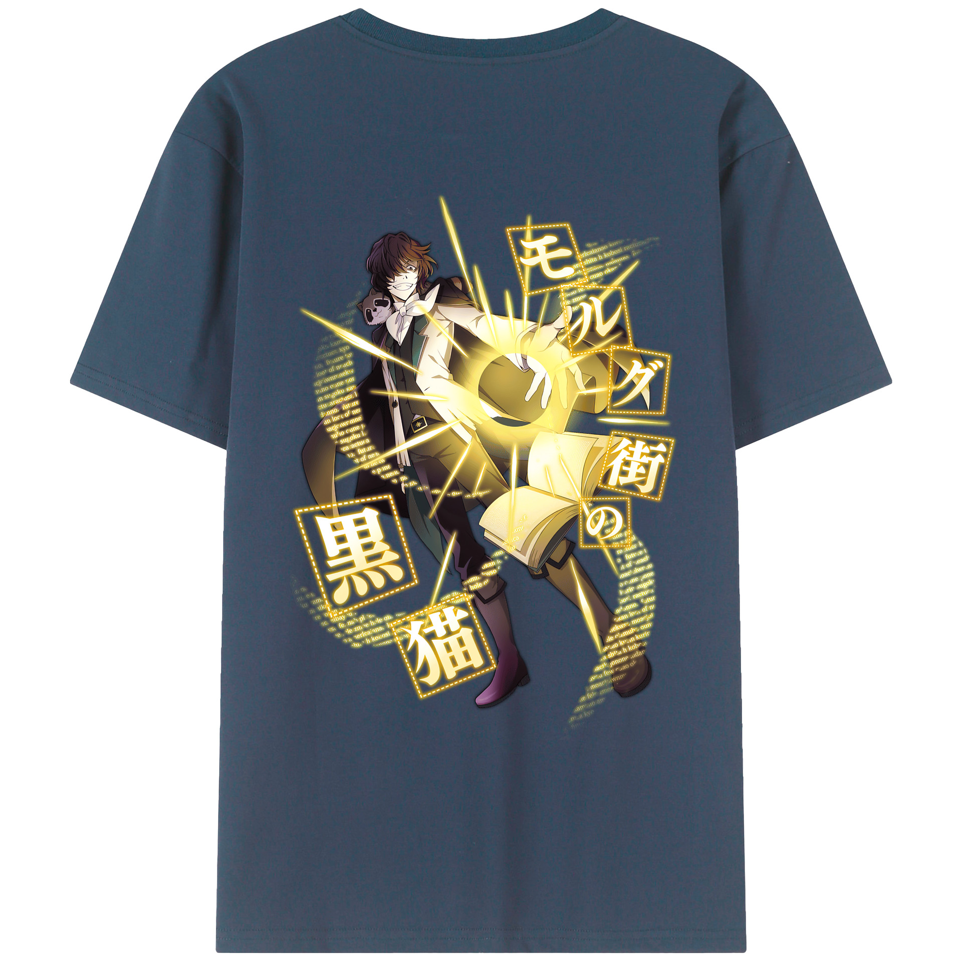 （画像用） 文豪ストレイドッグス Bungo Stray Dogs レディース半袖Tシャツ(バックプリント)