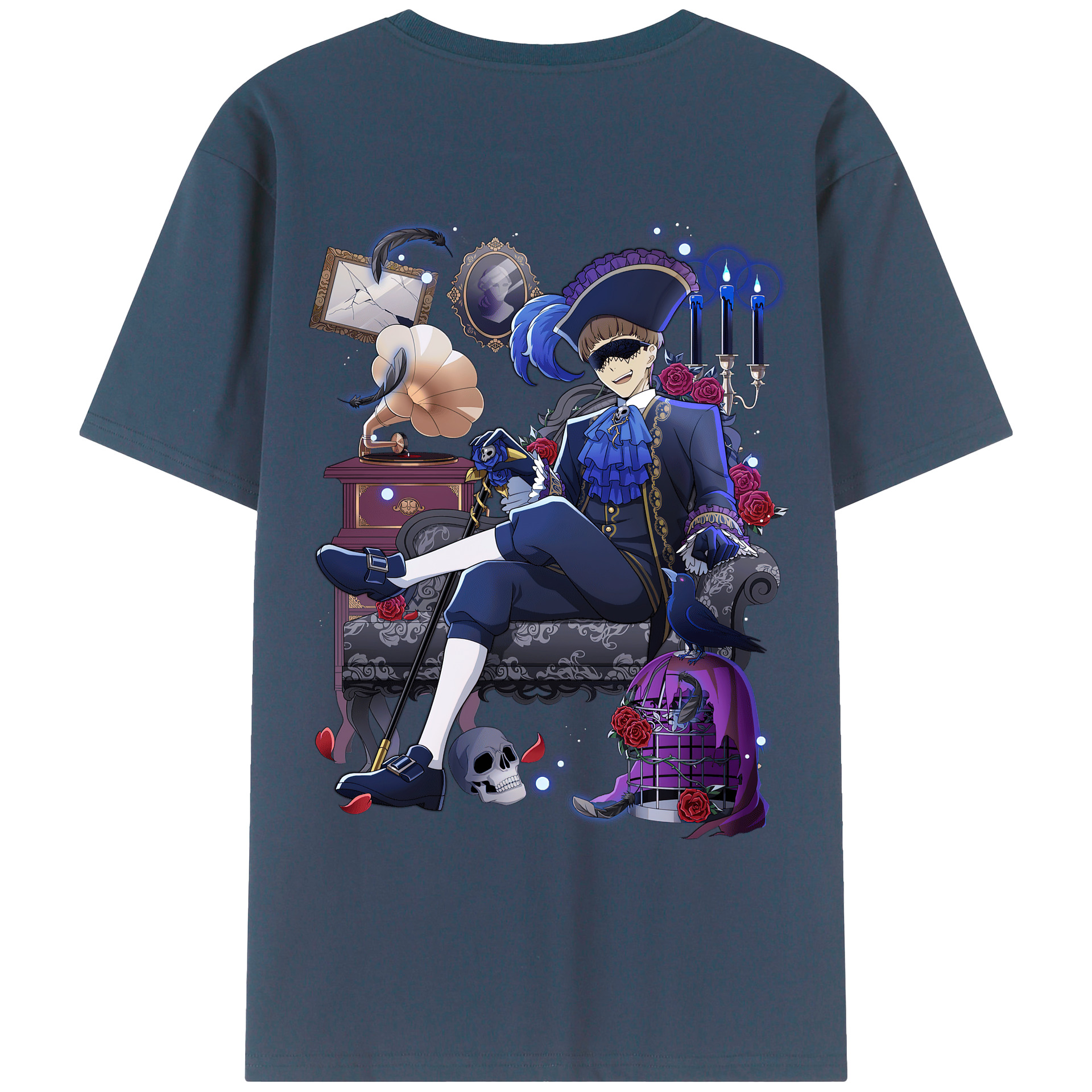 （画像用） 文豪ストレイドッグス Bungo Stray Dogs レディース半袖Tシャツ(バックプリント)