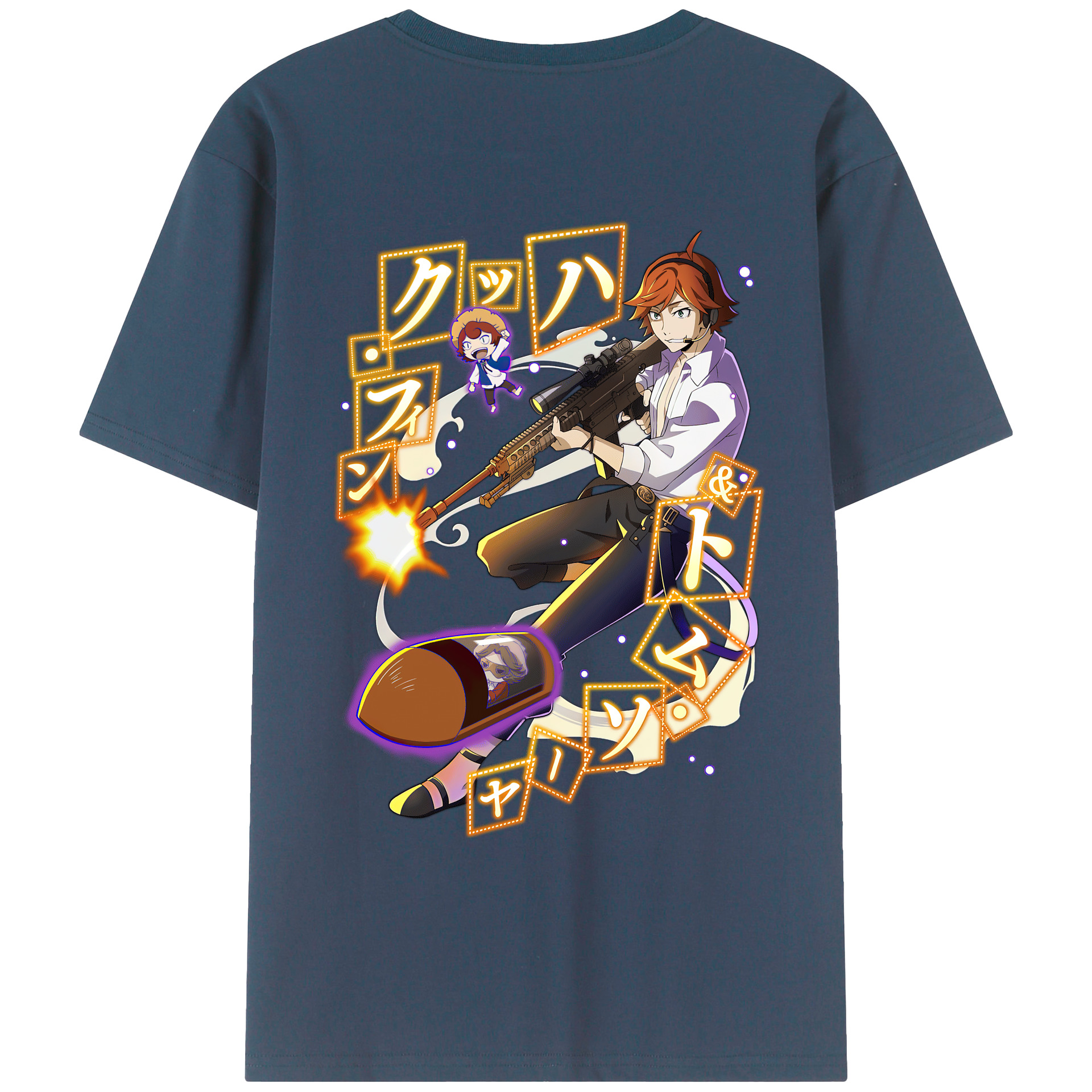 （画像用） 文豪ストレイドッグス Bungo Stray Dogs レディース半袖Tシャツ(バックプリント)