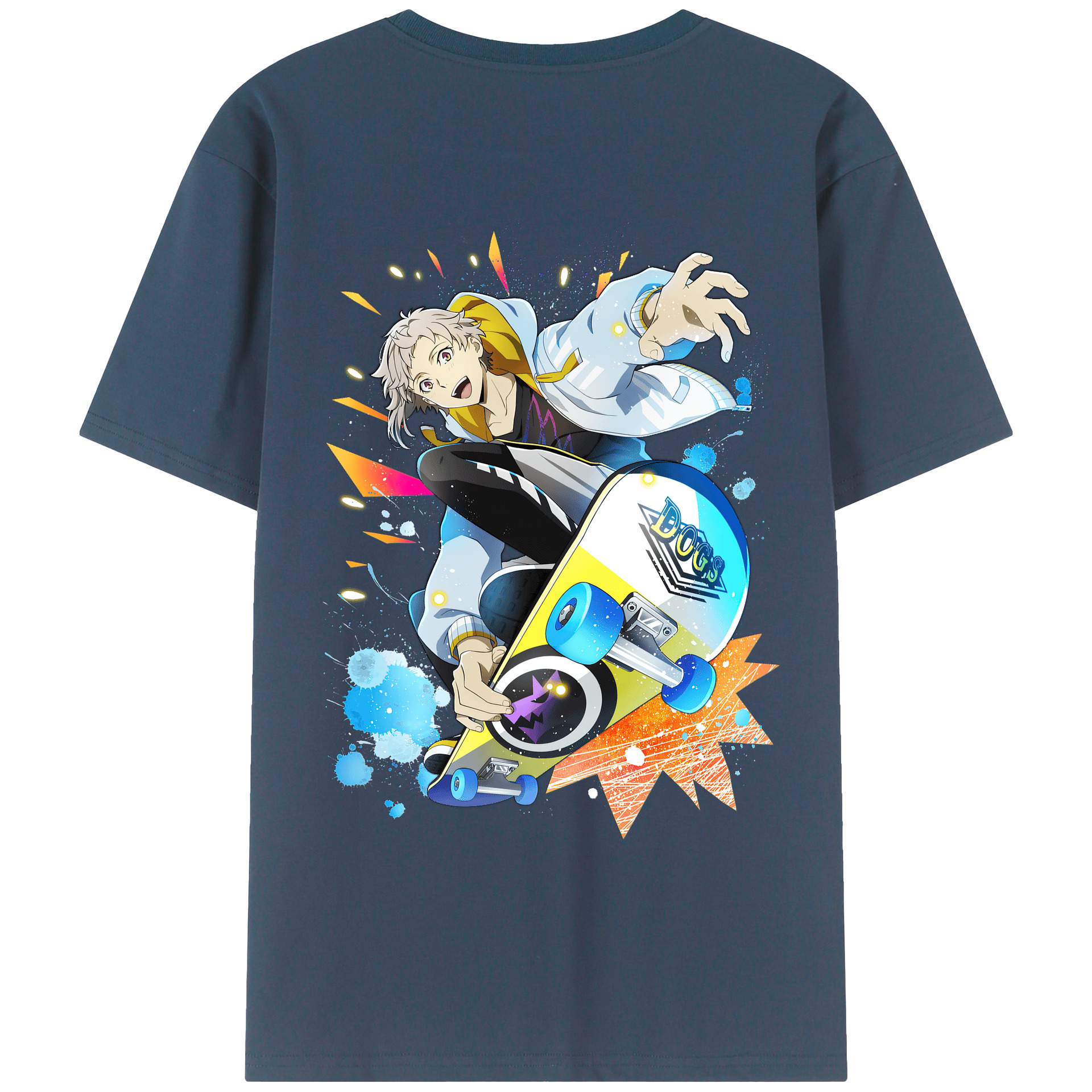 （画像用） 文豪ストレイドッグス Bungo Stray Dogs レディース半袖Tシャツ(バックプリント)