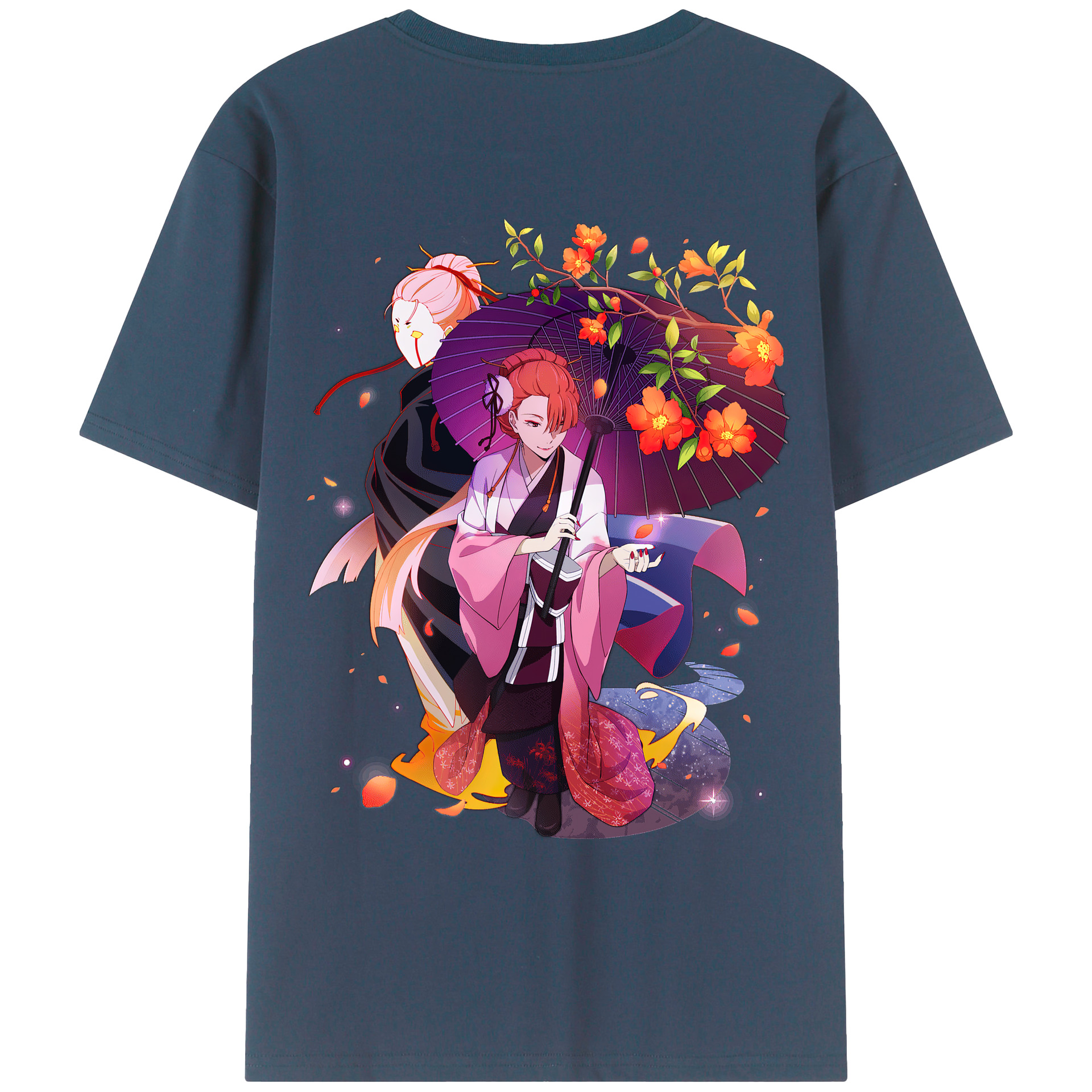 （画像用） 文豪ストレイドッグス Bungo Stray Dogs レディース半袖Tシャツ(バックプリント)