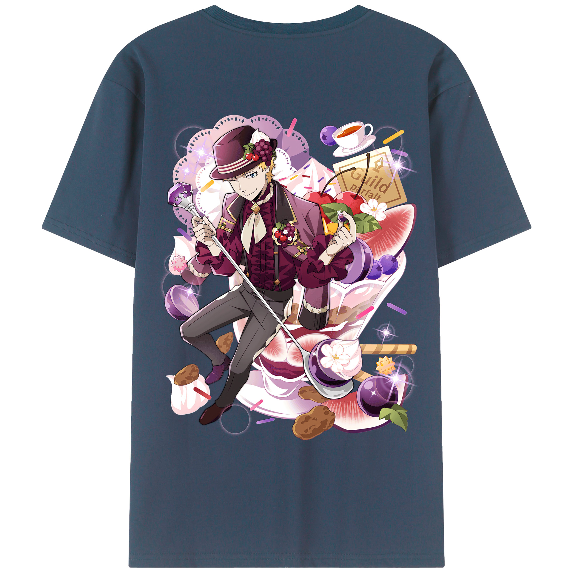 （画像用） 文豪ストレイドッグス Bungo Stray Dogs レディース半袖Tシャツ(バックプリント)