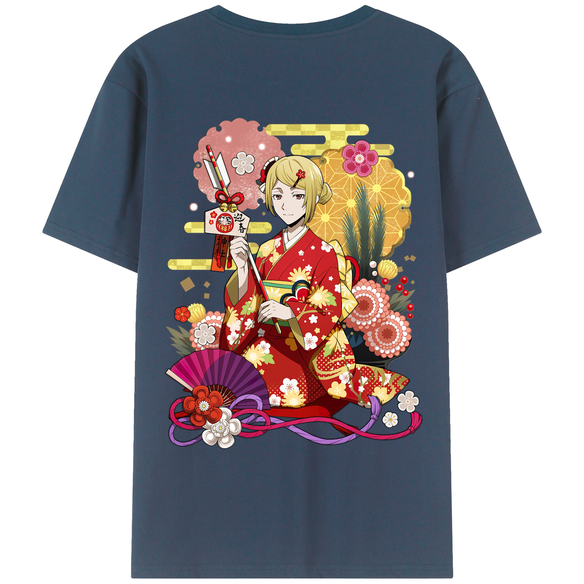 （画像用） 文豪ストレイドッグス Bungo Stray Dogs レディース半袖Tシャツ(バックプリント)