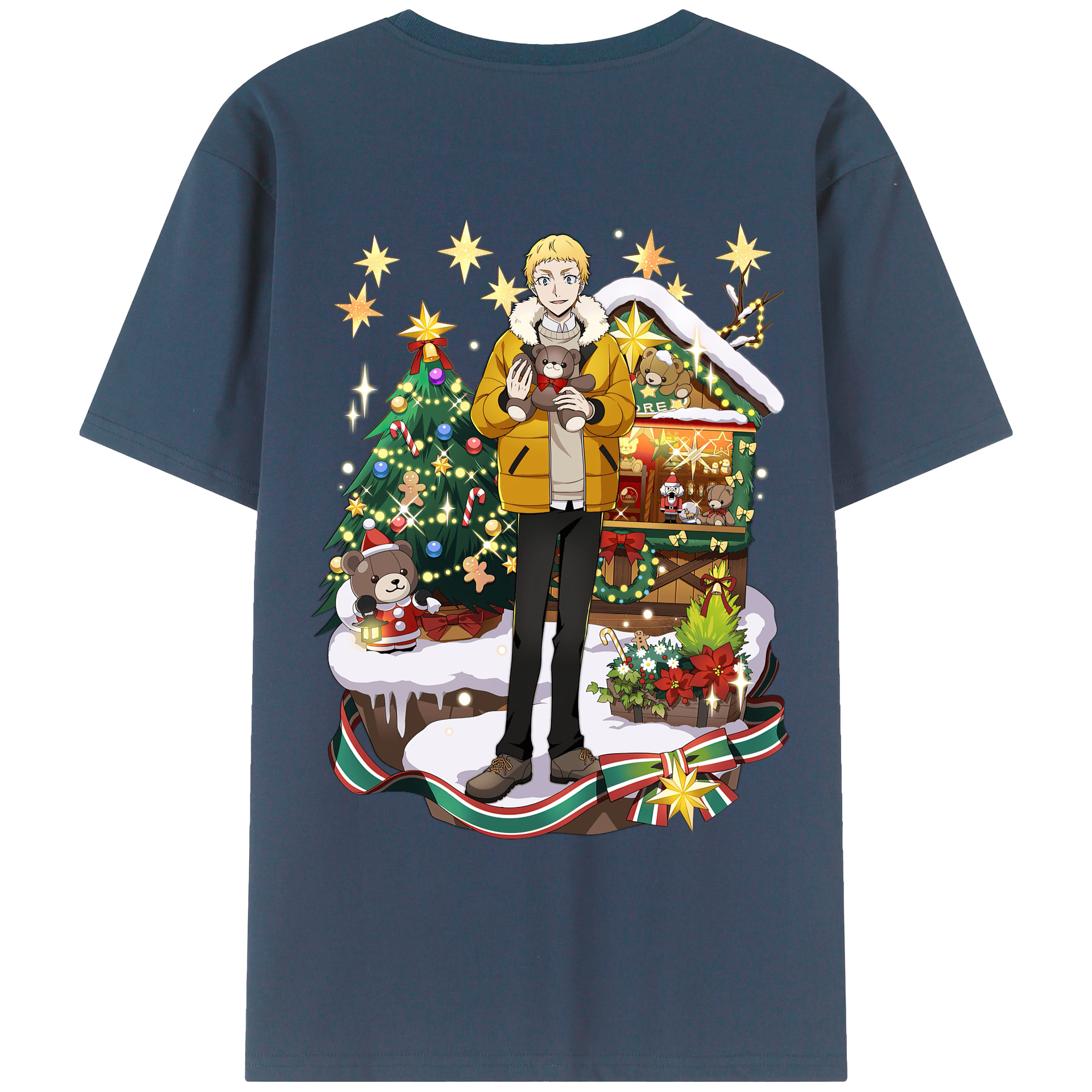 （画像用） 文豪ストレイドッグス Bungo Stray Dogs レディース半袖Tシャツ(バックプリント)