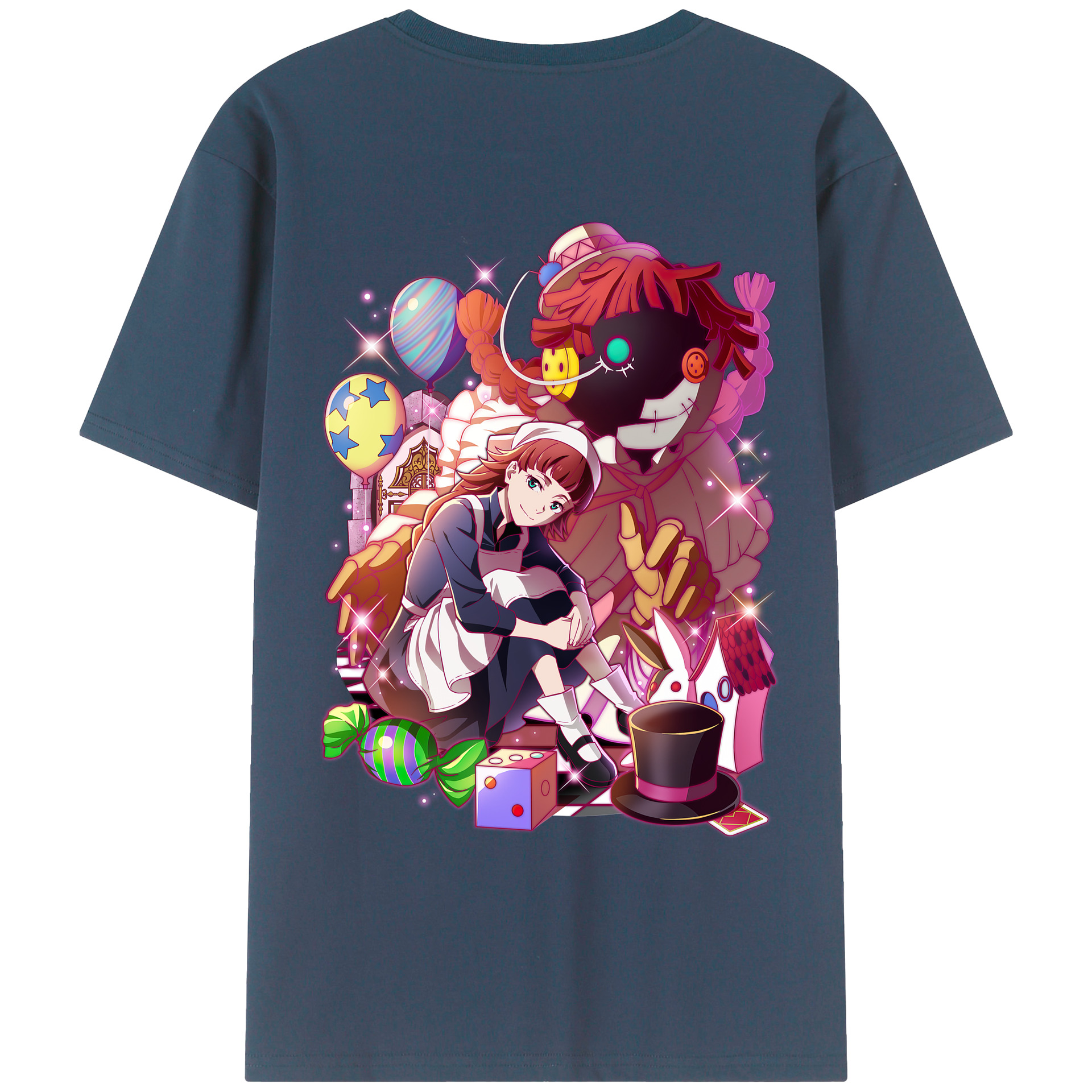 （画像用） 文豪ストレイドッグス Bungo Stray Dogs レディース半袖Tシャツ(バックプリント)