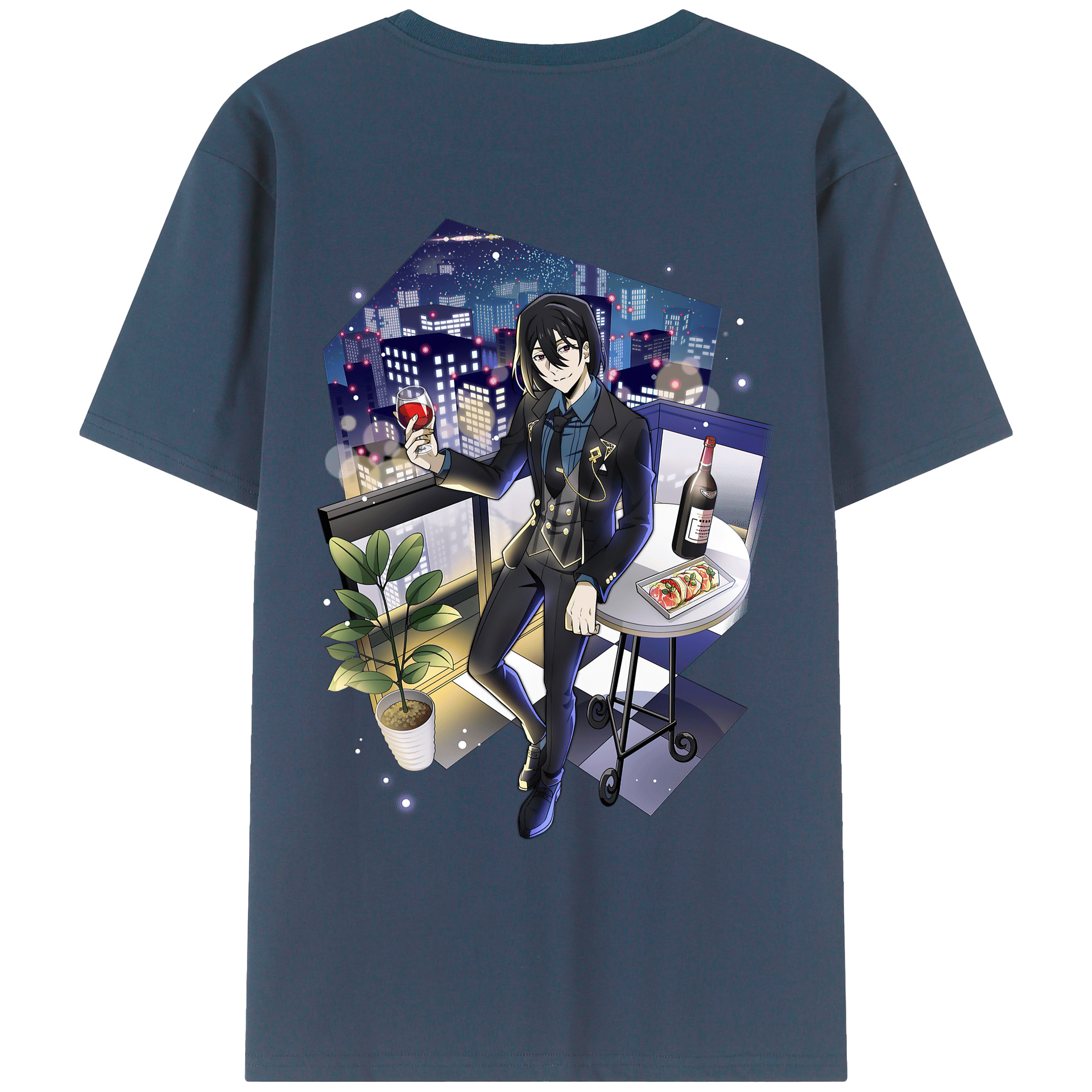 （画像用） 文豪ストレイドッグス Bungo Stray Dogs レディース半袖Tシャツ(バックプリント)