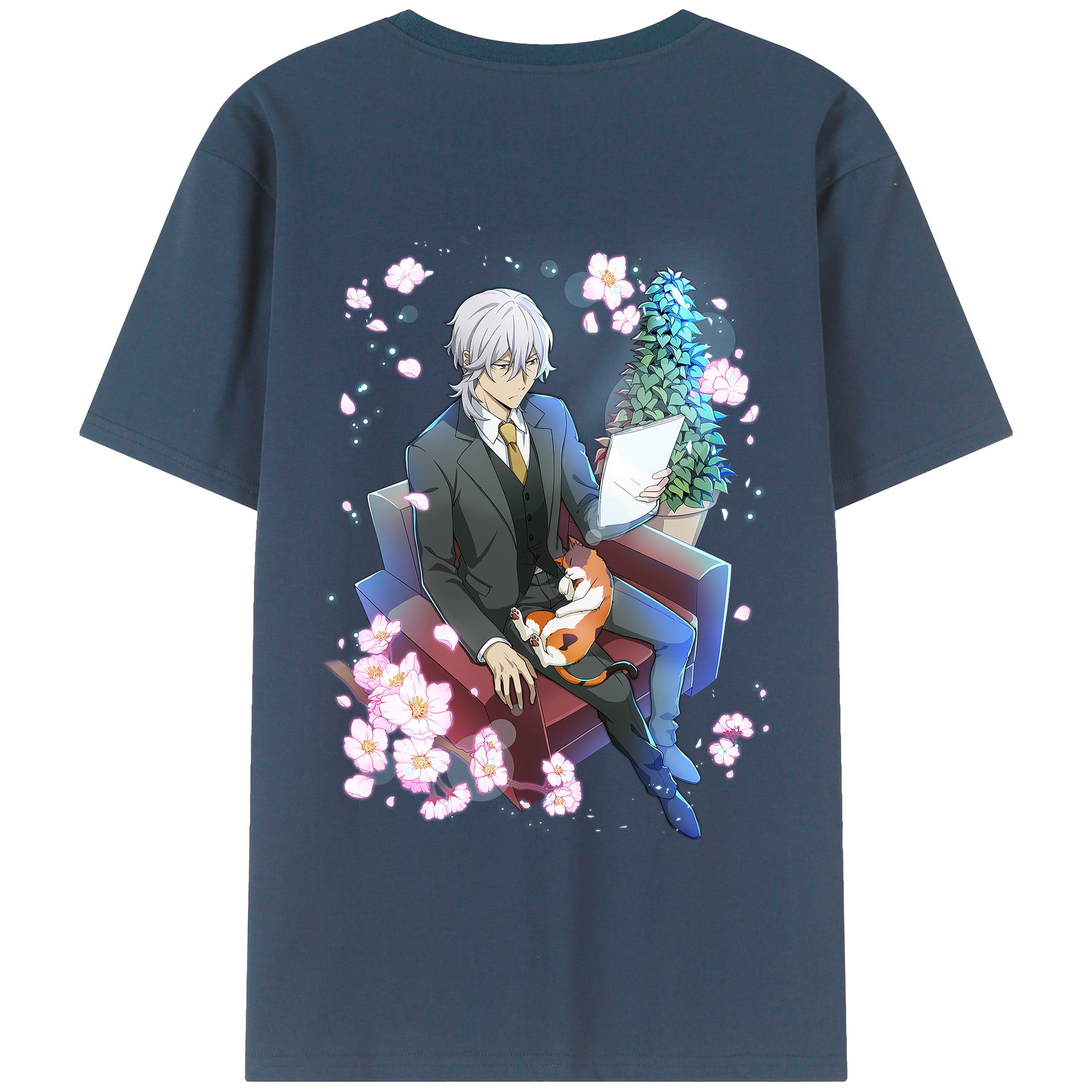 （画像用） 文豪ストレイドッグス Bungo Stray Dogs レディース半袖Tシャツ(バックプリント)
