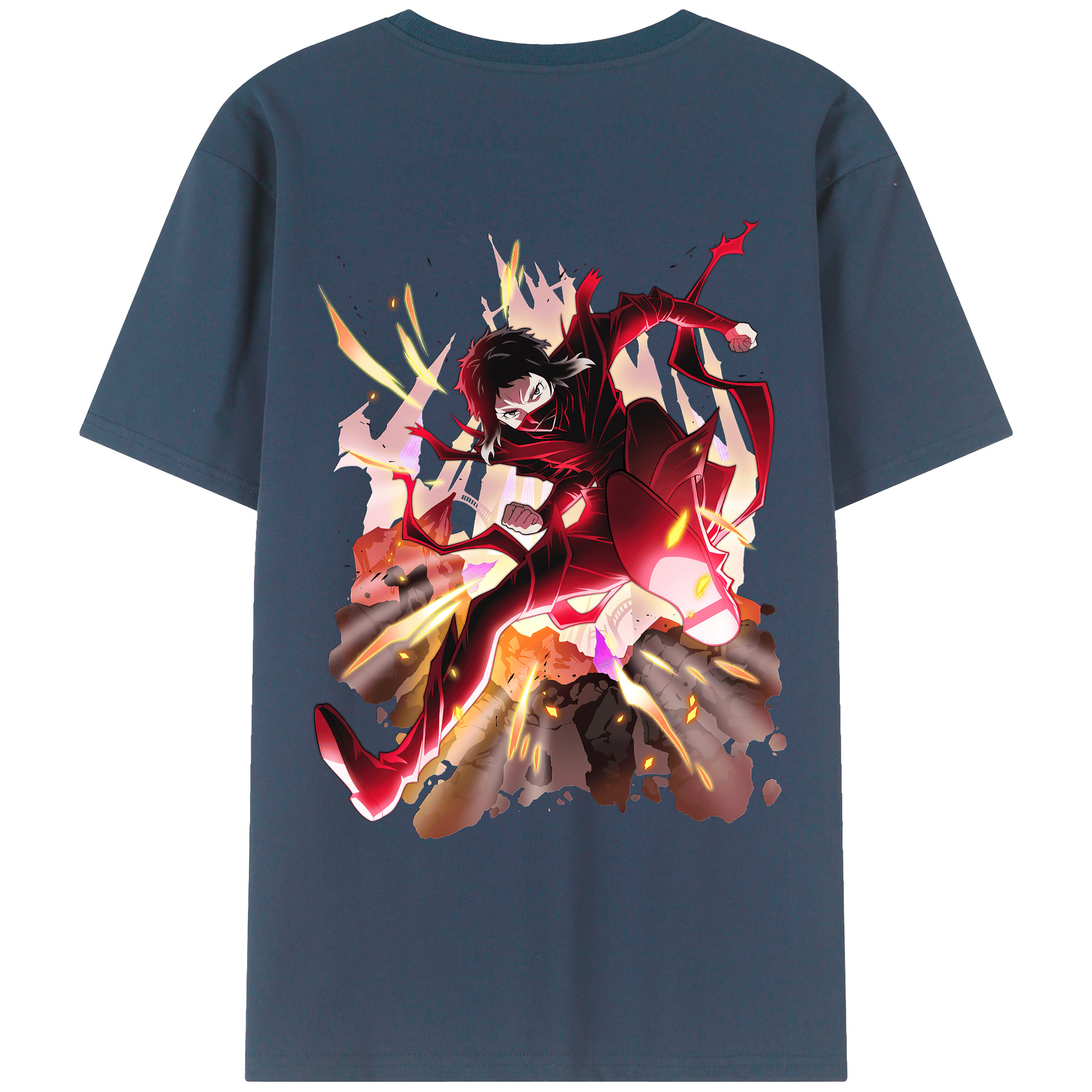 （画像用） 文豪ストレイドッグス Bungo Stray Dogs レディース半袖Tシャツ(バックプリント)