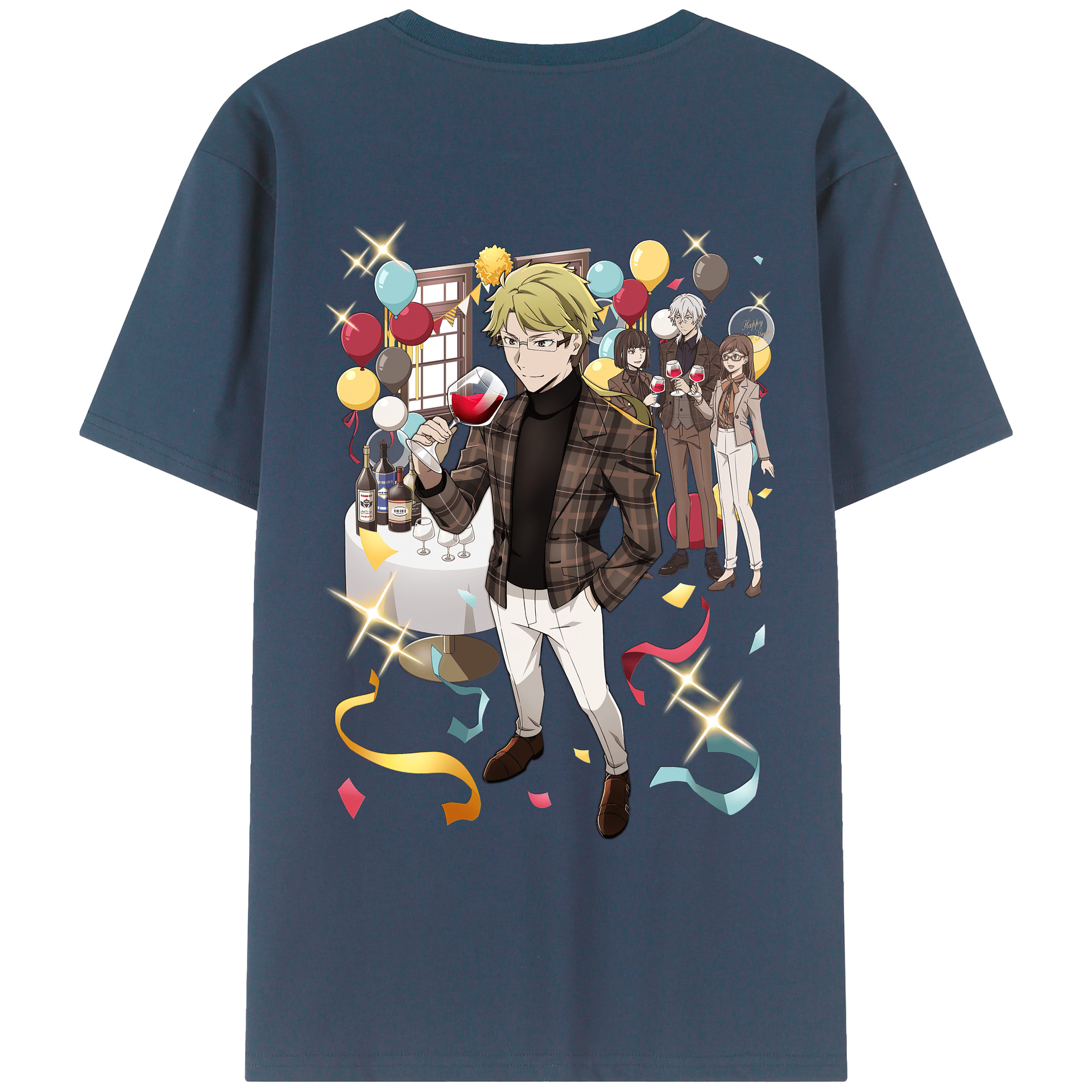 （画像用） 文豪ストレイドッグス Bungo Stray Dogs レディース半袖Tシャツ(バックプリント)