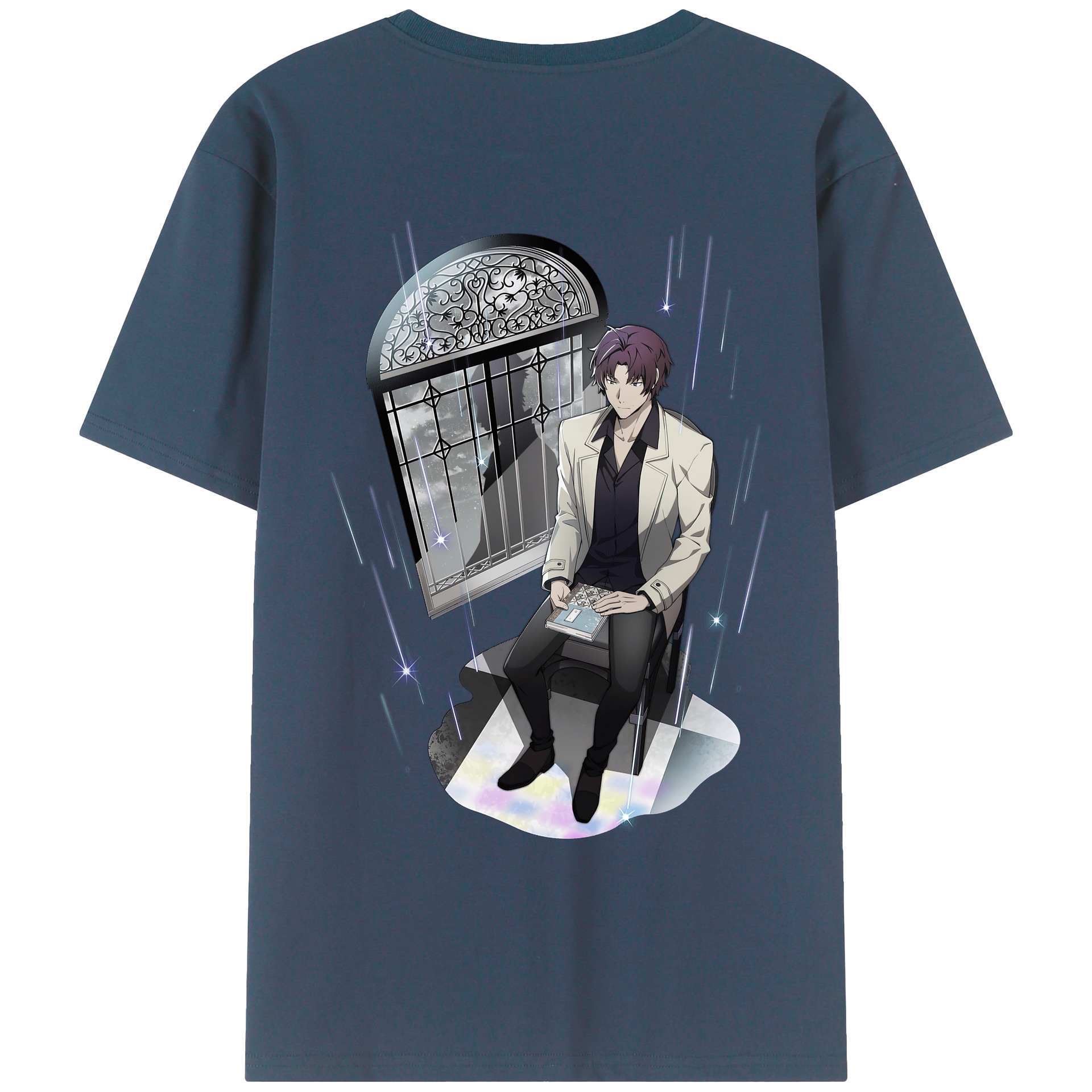 （画像用） 文豪ストレイドッグス Bungo Stray Dogs レディース半袖Tシャツ(バックプリント)
