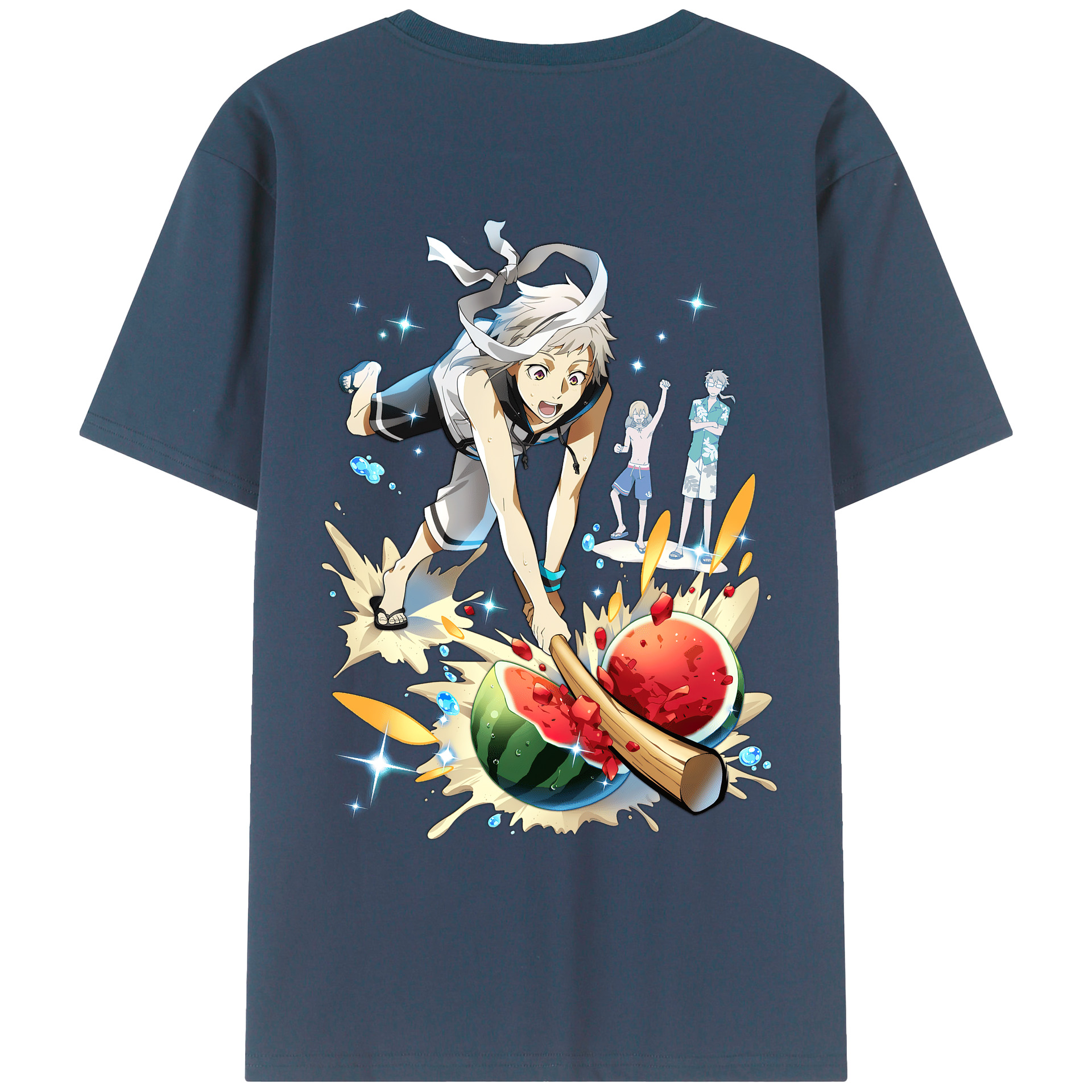 （画像用） 文豪ストレイドッグス Bungo Stray Dogs レディース半袖Tシャツ(バックプリント)