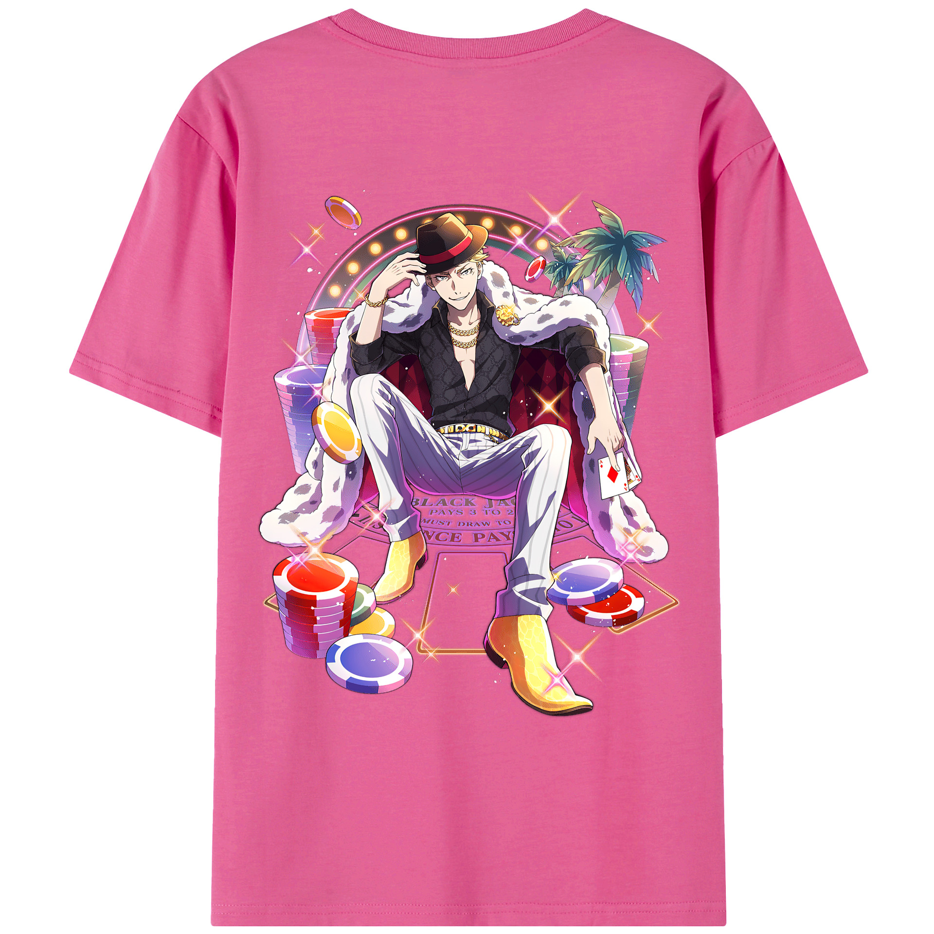 （画像用） 文豪ストレイドッグス Bungo Stray Dogs レディース半袖Tシャツ(バックプリント)