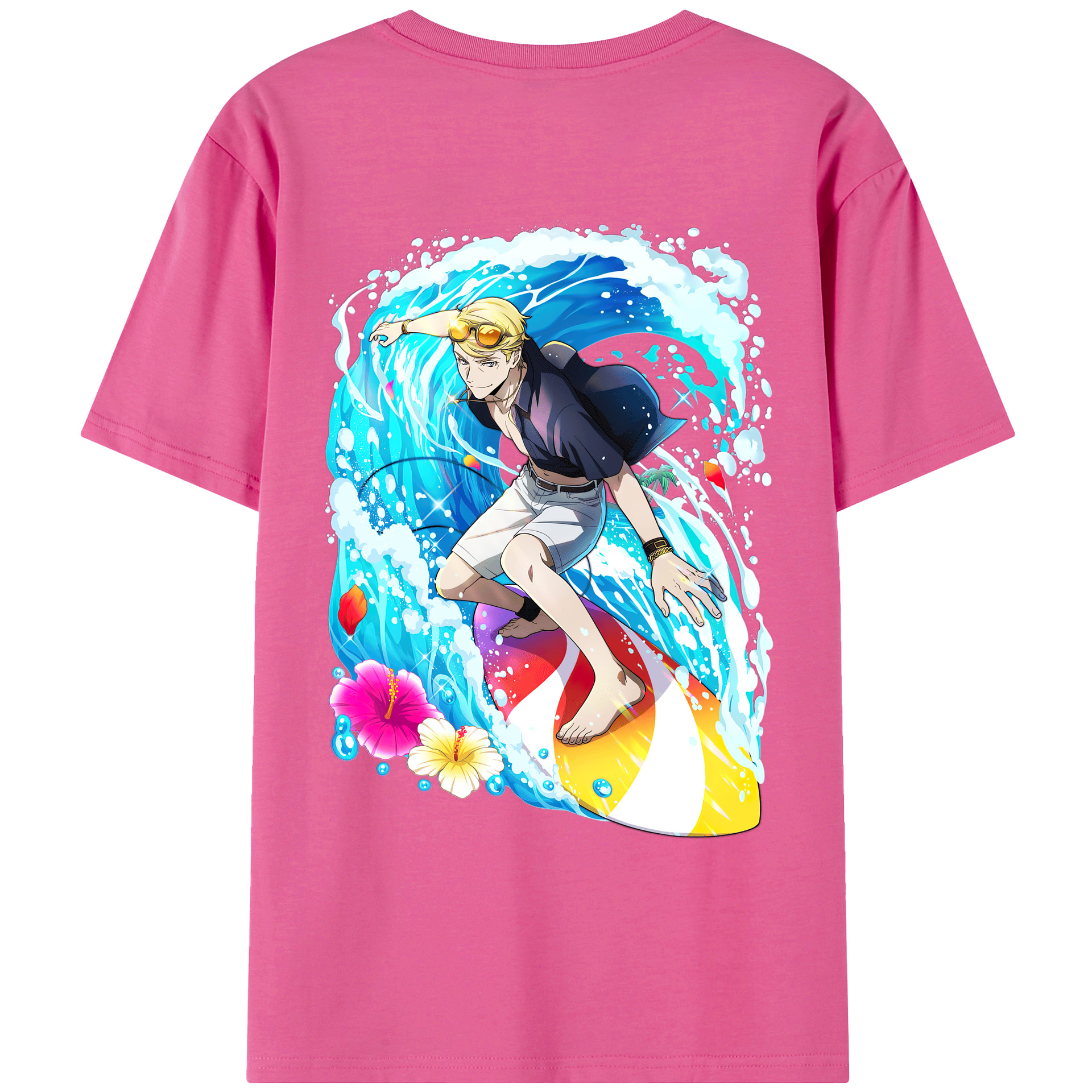 （画像用） 文豪ストレイドッグス Bungo Stray Dogs レディース半袖Tシャツ(バックプリント)