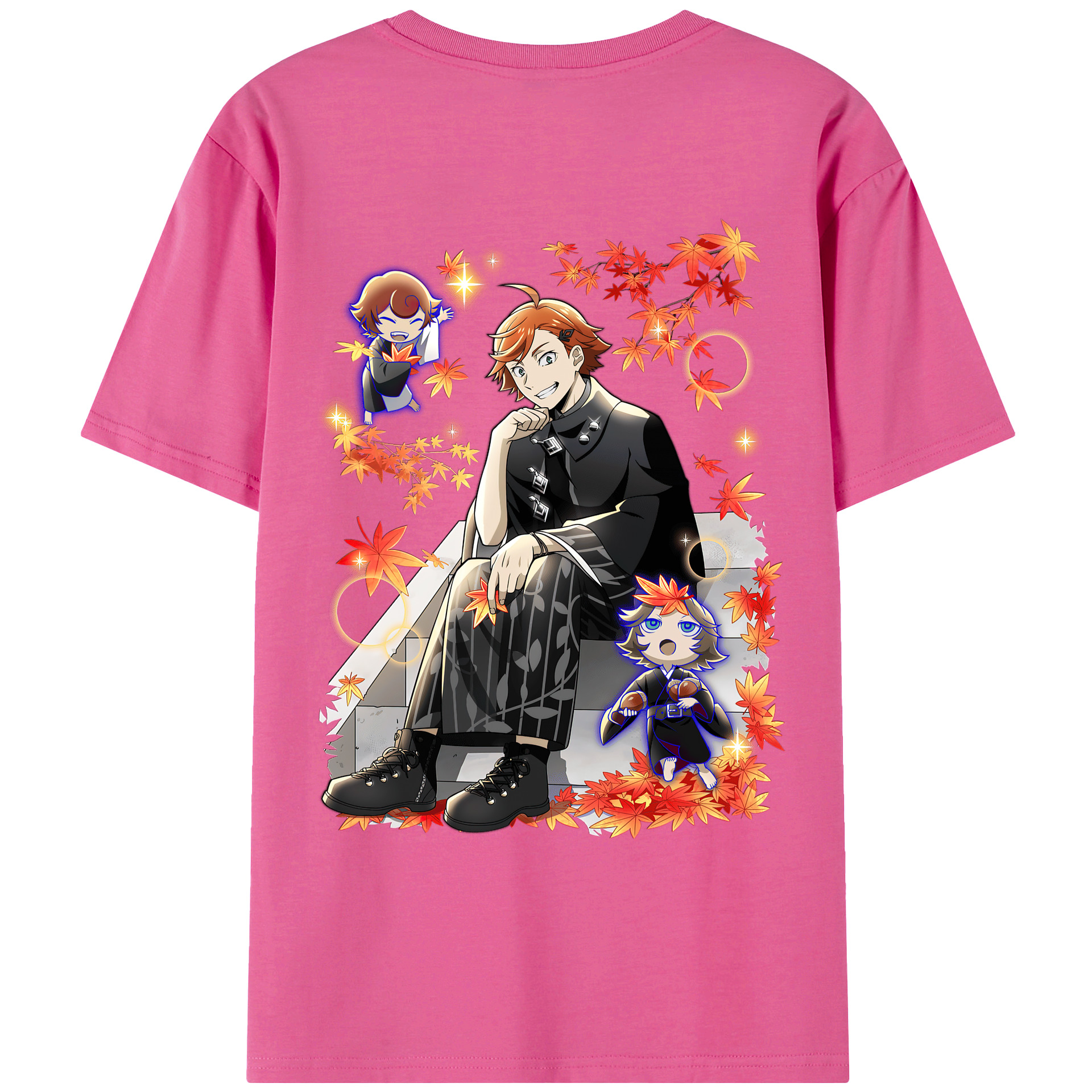 （画像用） 文豪ストレイドッグス Bungo Stray Dogs レディース半袖Tシャツ(バックプリント)