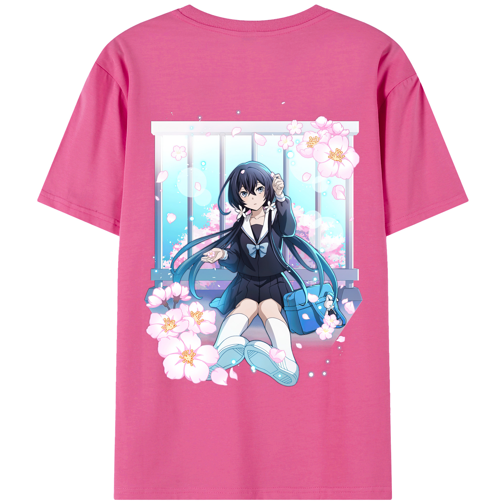 （画像用） 文豪ストレイドッグス Bungo Stray Dogs レディース半袖Tシャツ(バックプリント)