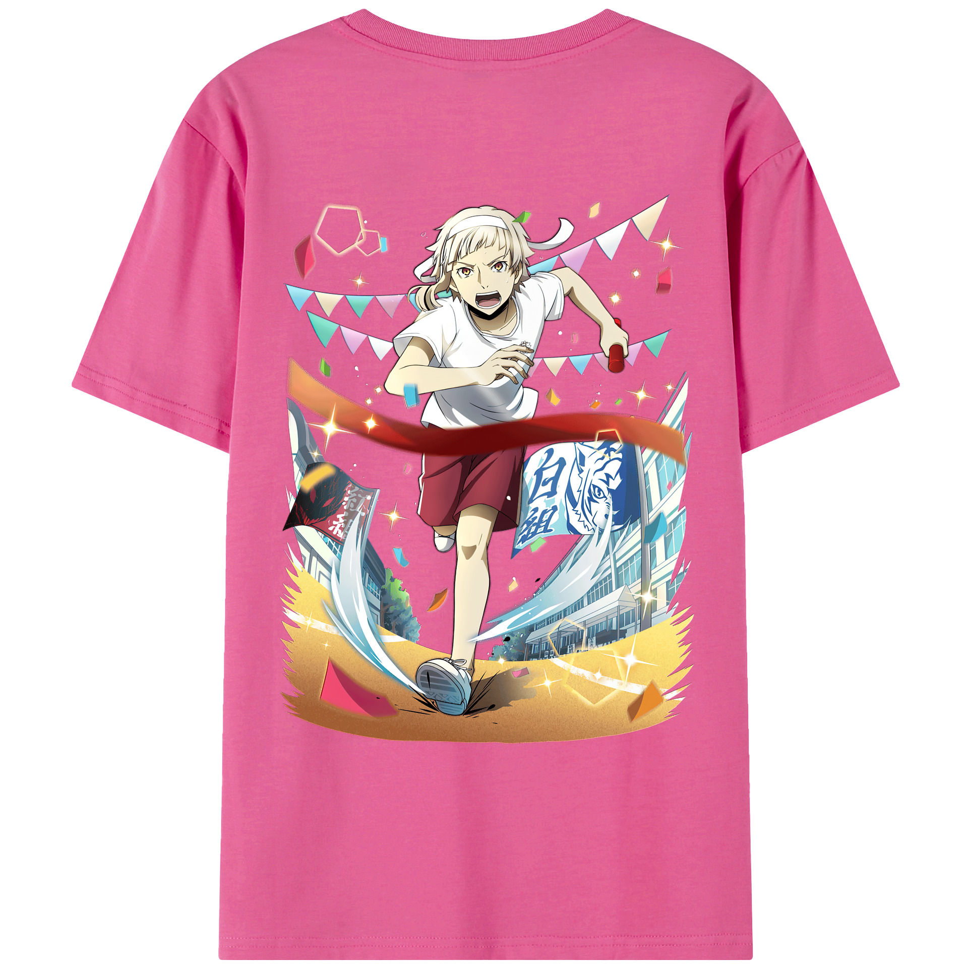 （画像用） 文豪ストレイドッグス Bungo Stray Dogs レディース半袖Tシャツ(バックプリント)