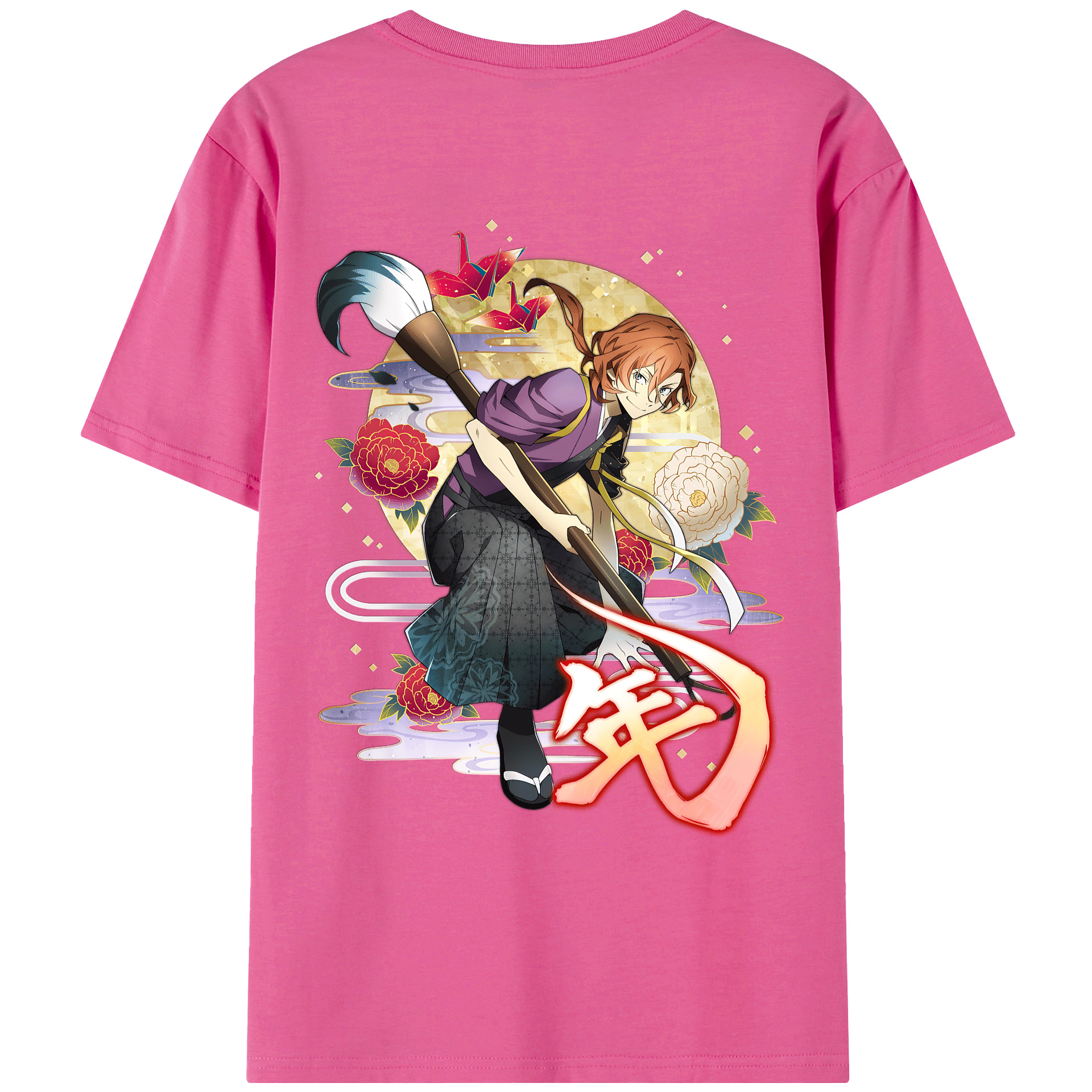 （画像用） 文豪ストレイドッグス Bungo Stray Dogs レディース半袖Tシャツ(バックプリント)